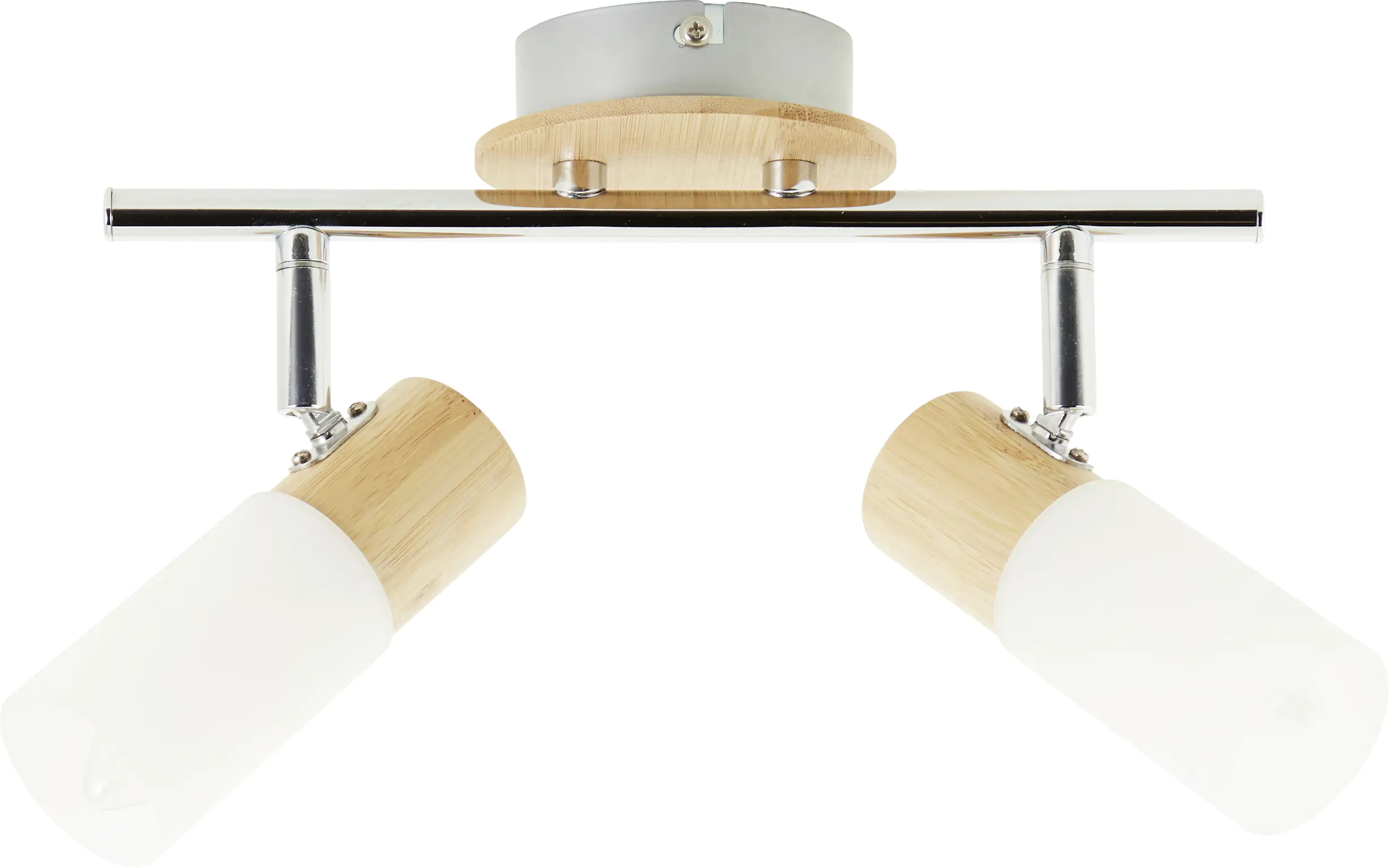 Brilliant 2er Spot Babsan holz hell-weiß 27,5 x 18 cm E14