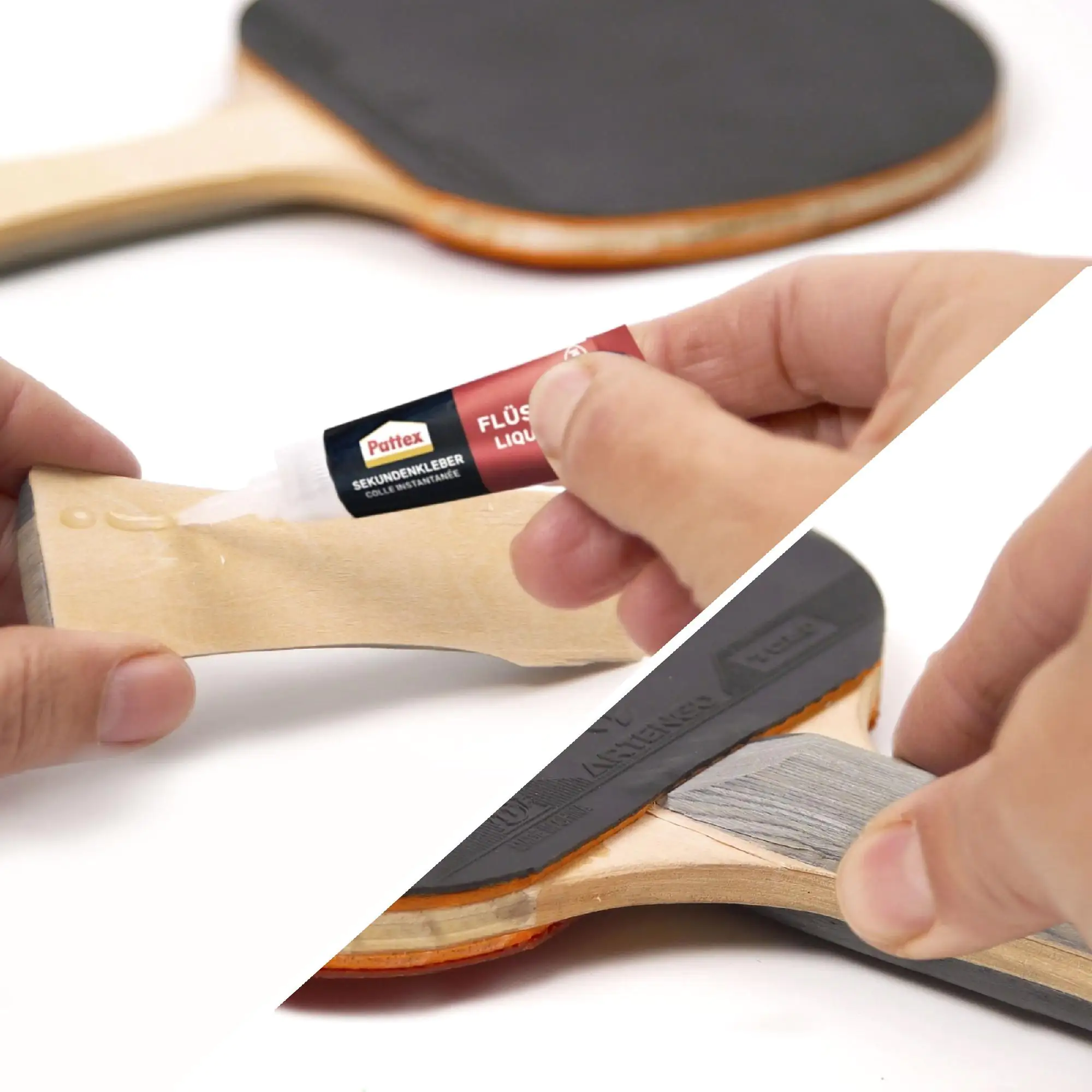 Pattex Sekundenkleber Flüssig 3 g Tube, trocknet transparent