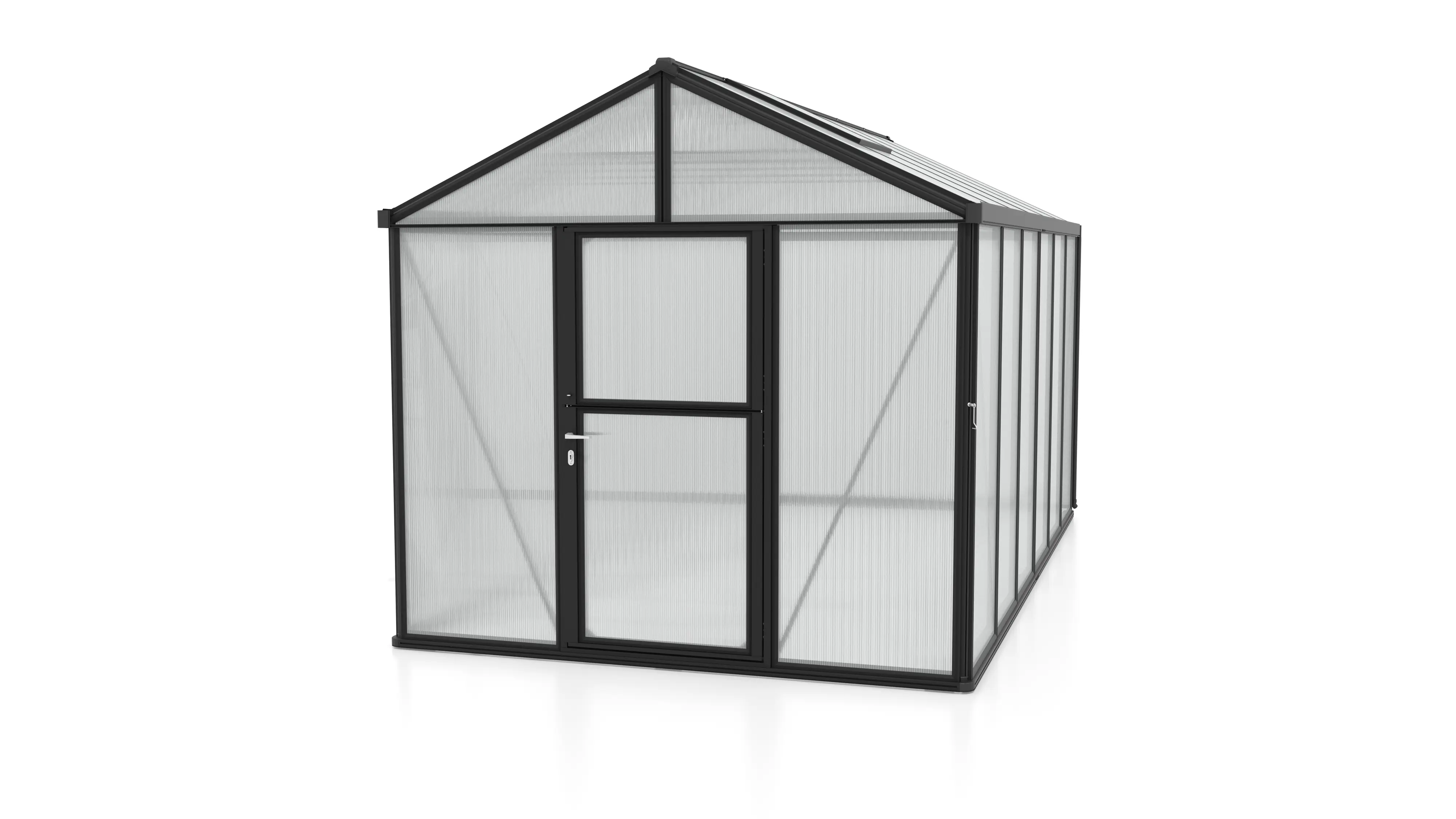 Vitavia Gewächshaus-Set Zeus 11900 HKP 16 mm schwarz 266 x 473 cm 