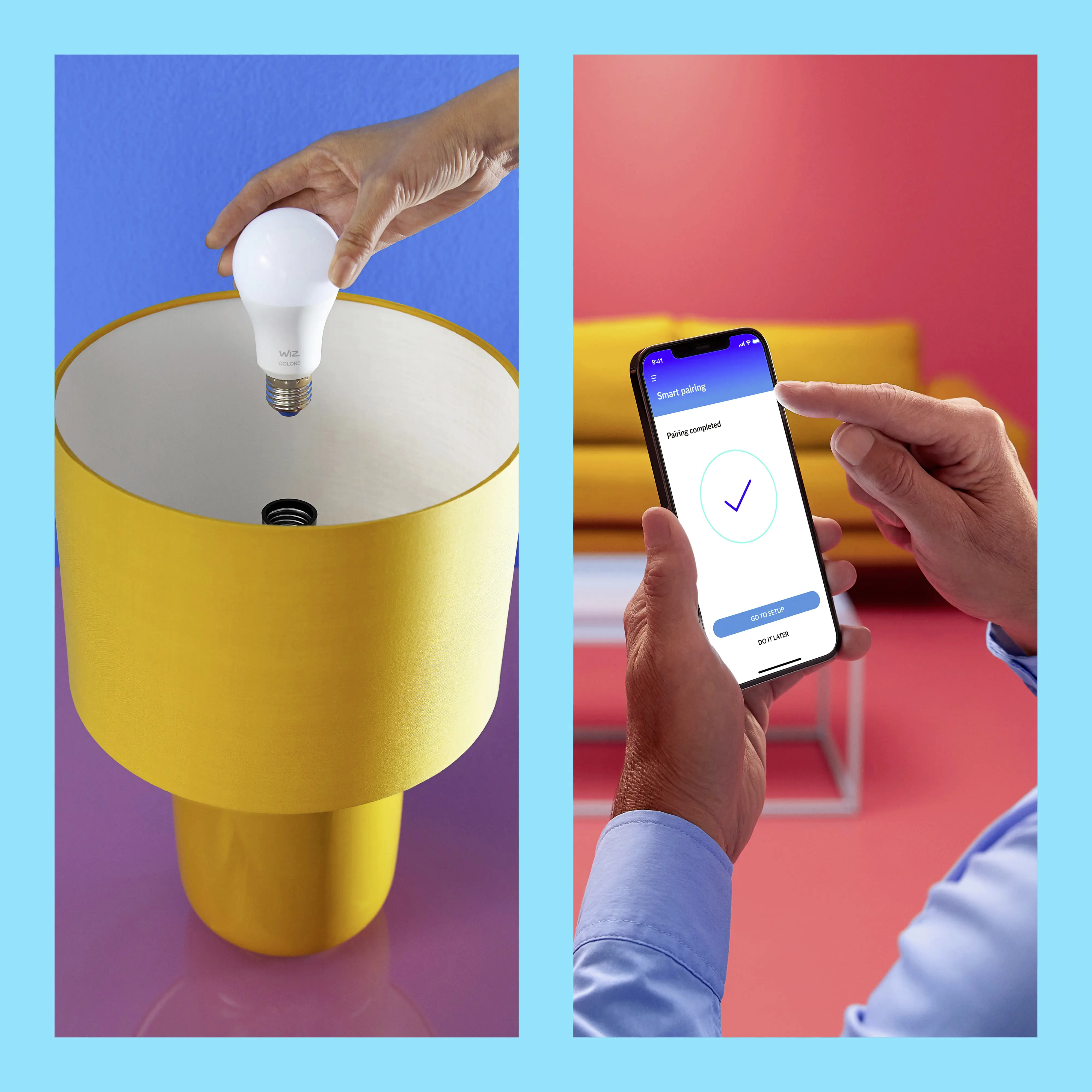 WIZ LED-Leuchtmittel Globe G95 E27 11W warmweiß bis kaltweiß smart RGB