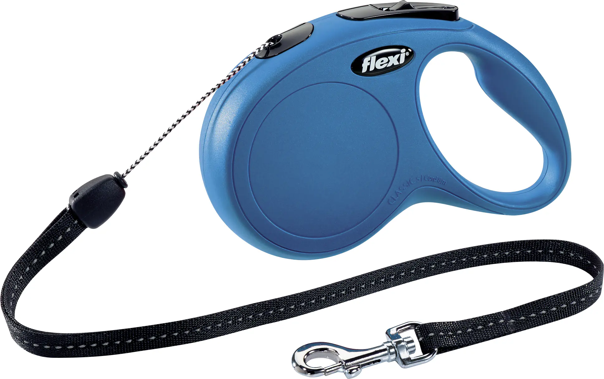 Flexi Hundeleine New Classic S blau, Seil