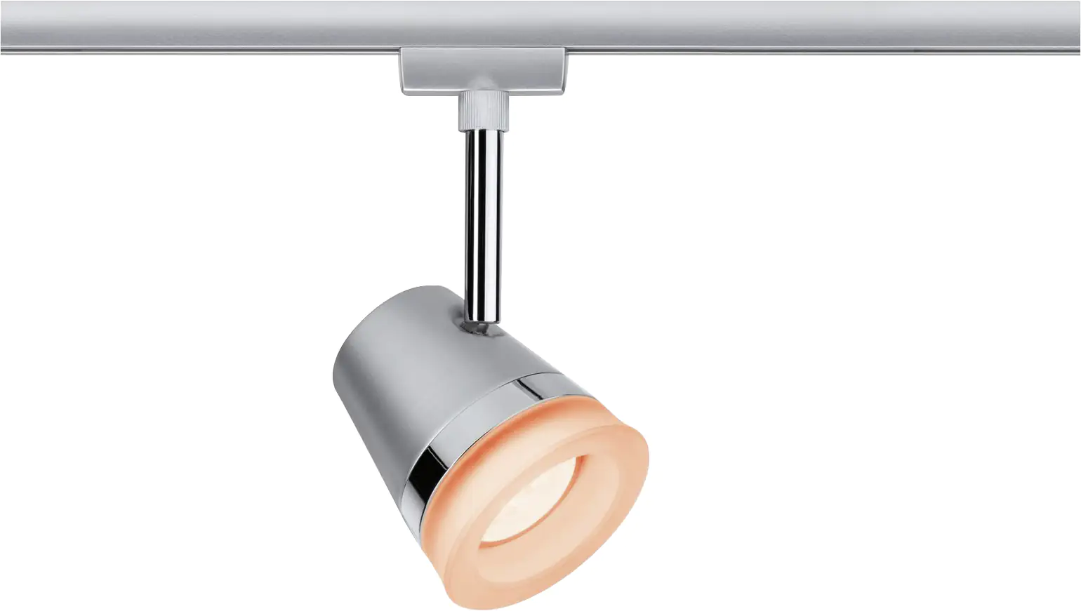 4000870955253_2843443 Paulmann URail Zigbee Schienenspot Cone chrom-matt 18 cm RGBW GU10