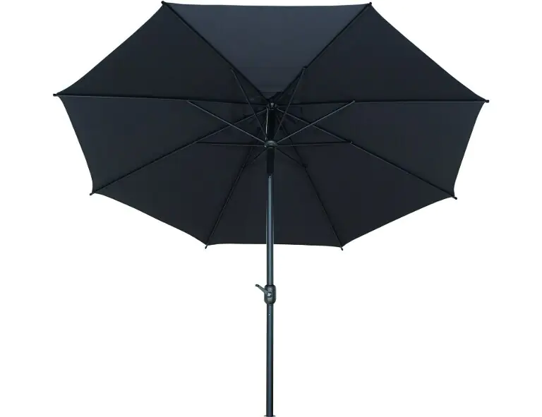 Siena Garden Mittelstockschirm Isa anthrazit Ø 300 cm Siena Garden Mittelstockschirm Isa anthrazit Ø 300 cm