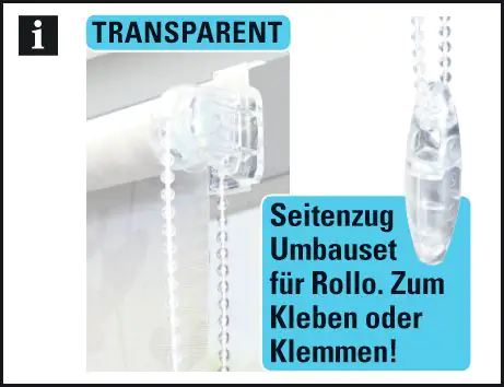 Gardinia Rollo-Set für EasyFix-Rollo transparent