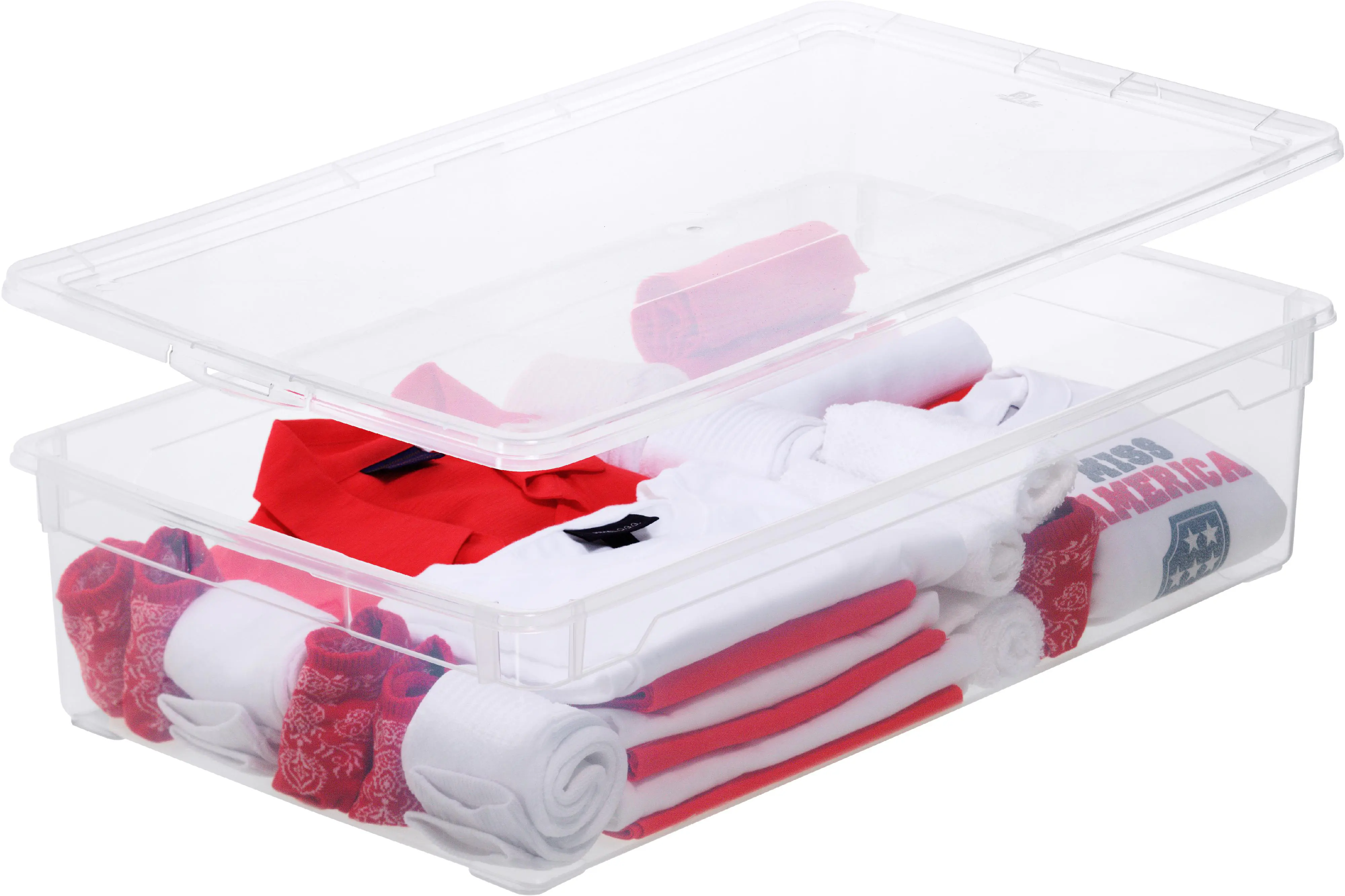 Rotho Aufbewahrungsbox Clear Blanket 30 L 70,5 x 40 x 16,5 cm (L x B x H) Rotho Aufbewahrungsbox Clear Blanket 30 L 70,5 x 40 x 16,5 cm (L x B x H)