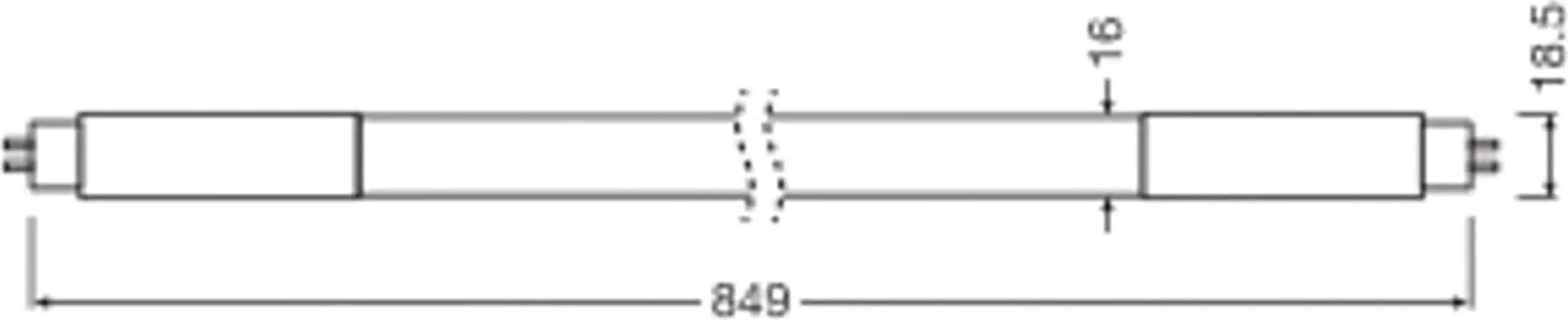 Osram LED Röhre 84,9 cm G5 10 W neutralweiß