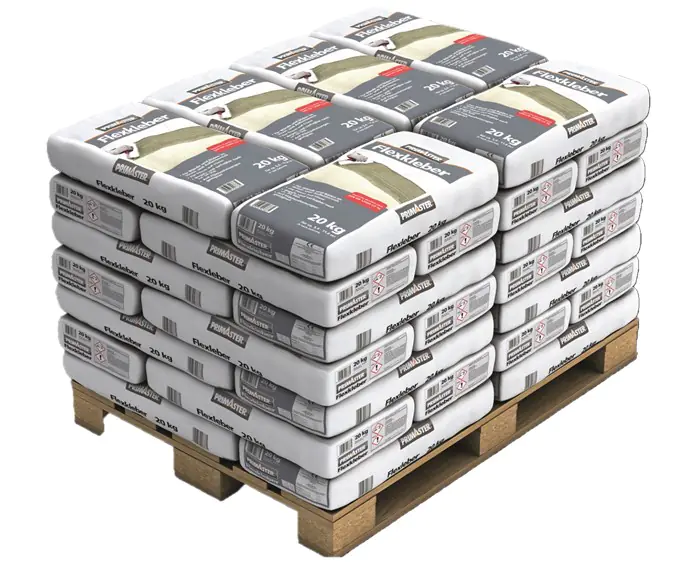 Primaster Flexkleber 20 kg 42 St. Palettenabnahme Primaster Flexkleber 20 kg 42 St. Palettenabnahme