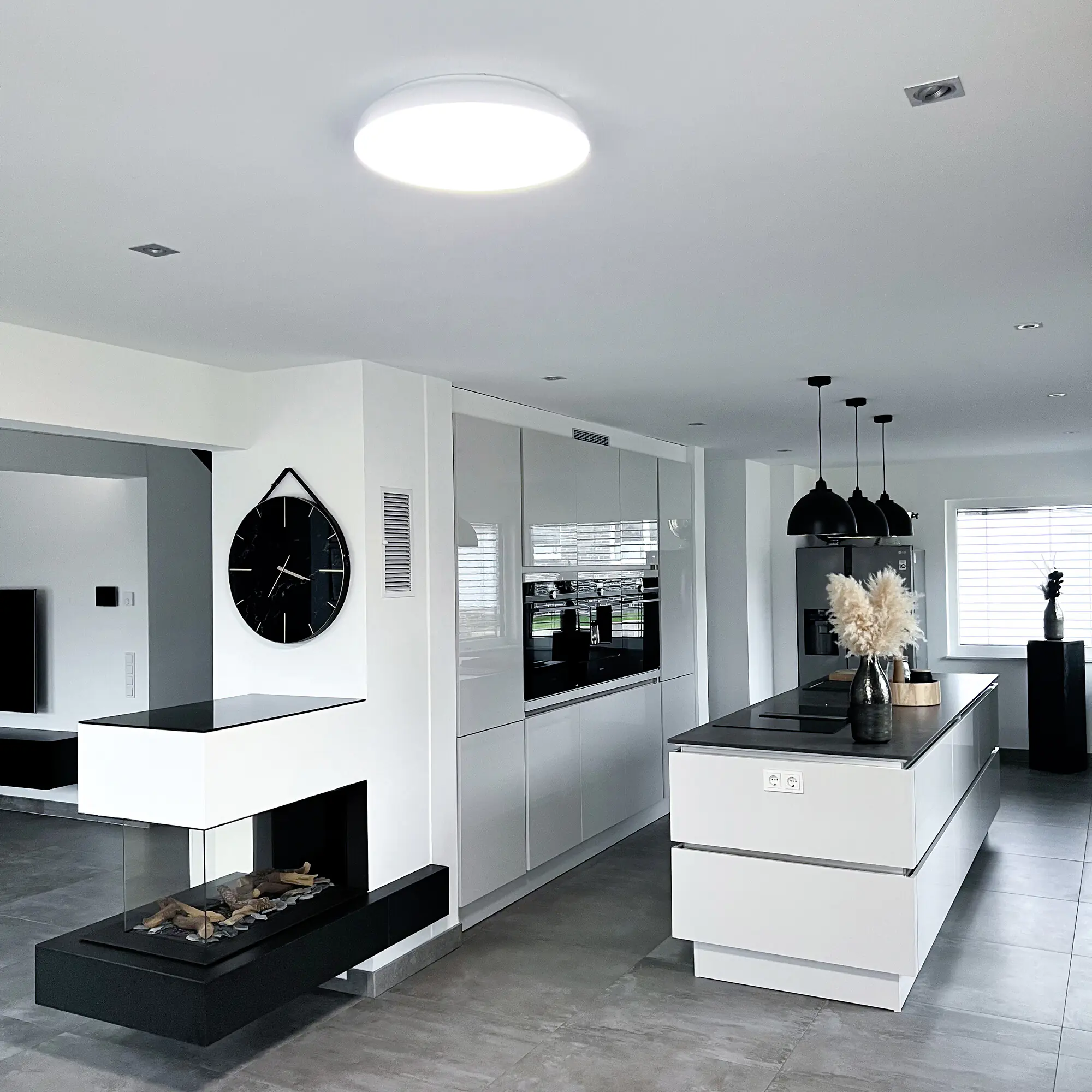 Ledvance Smart+ LED Deckenleuchte Orbis weiß Ø 43 cm Sun@Home 26 W dimmbar