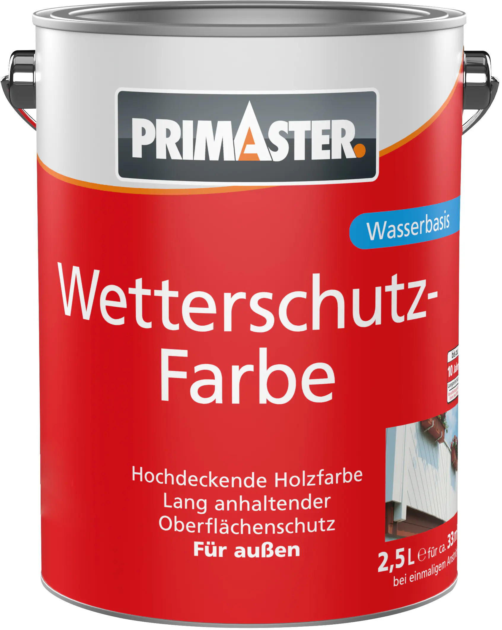 Primaster Wetterschutzfarbe 2,5 L basaltgrau Primaster Wetterschutzfarbe 2,5 L basaltgrau