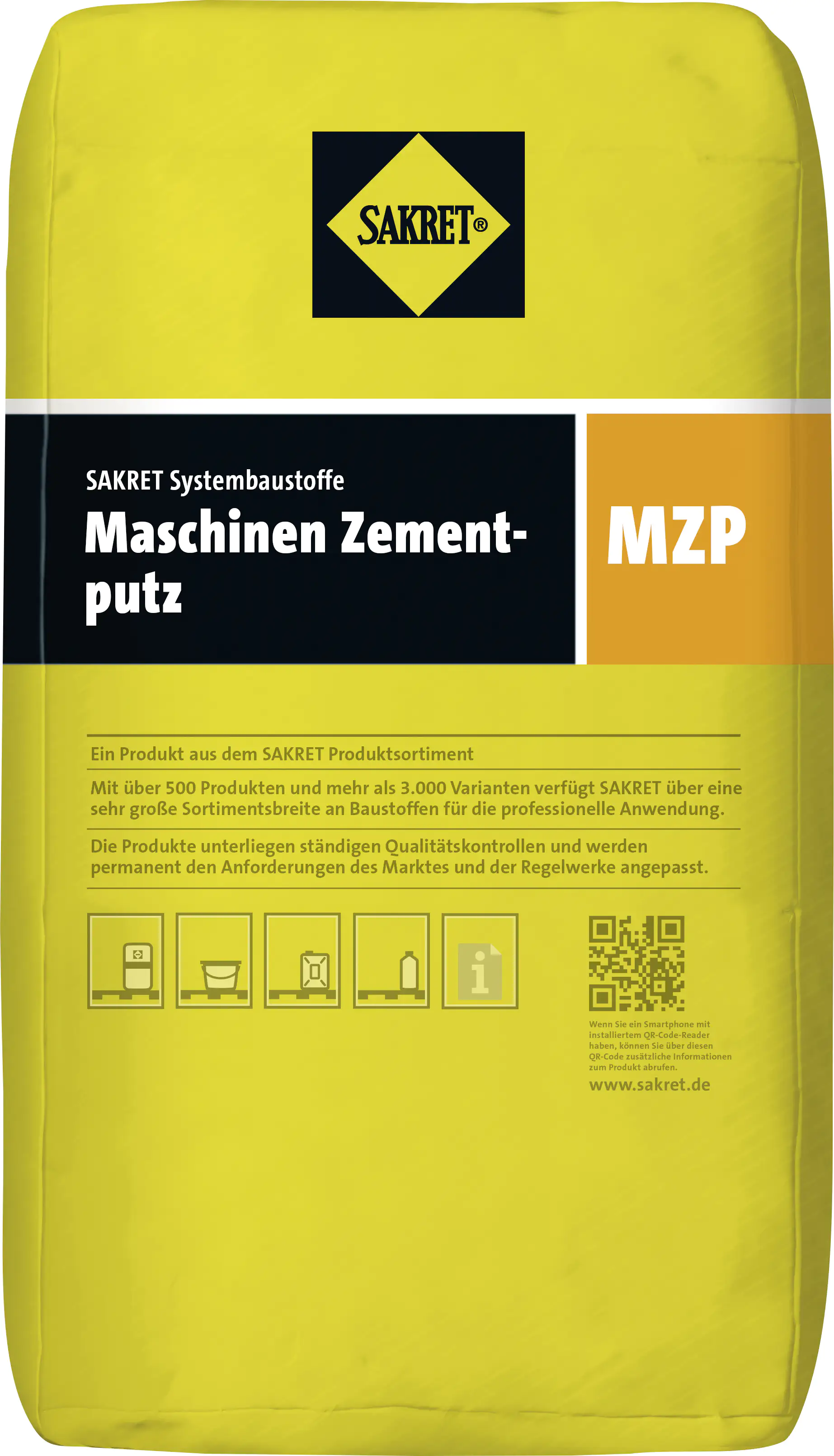 Sakret Maschinen Zementputz MZP 30 kg Sack Sakret Maschinen Zementputz MZP 30 kg Sack