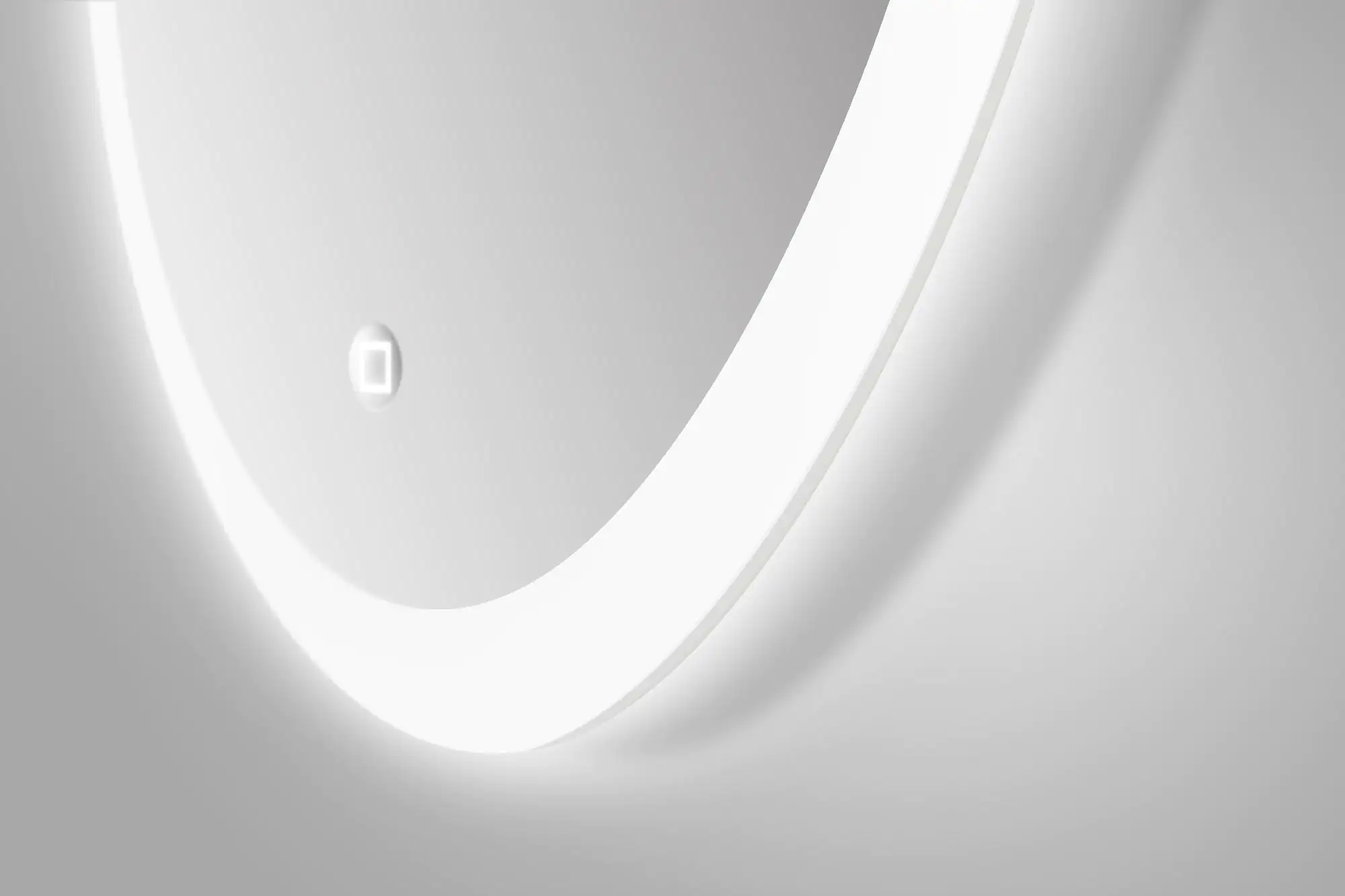 DSK LED Lichtspiegel Silver Lunar Ø59 cm