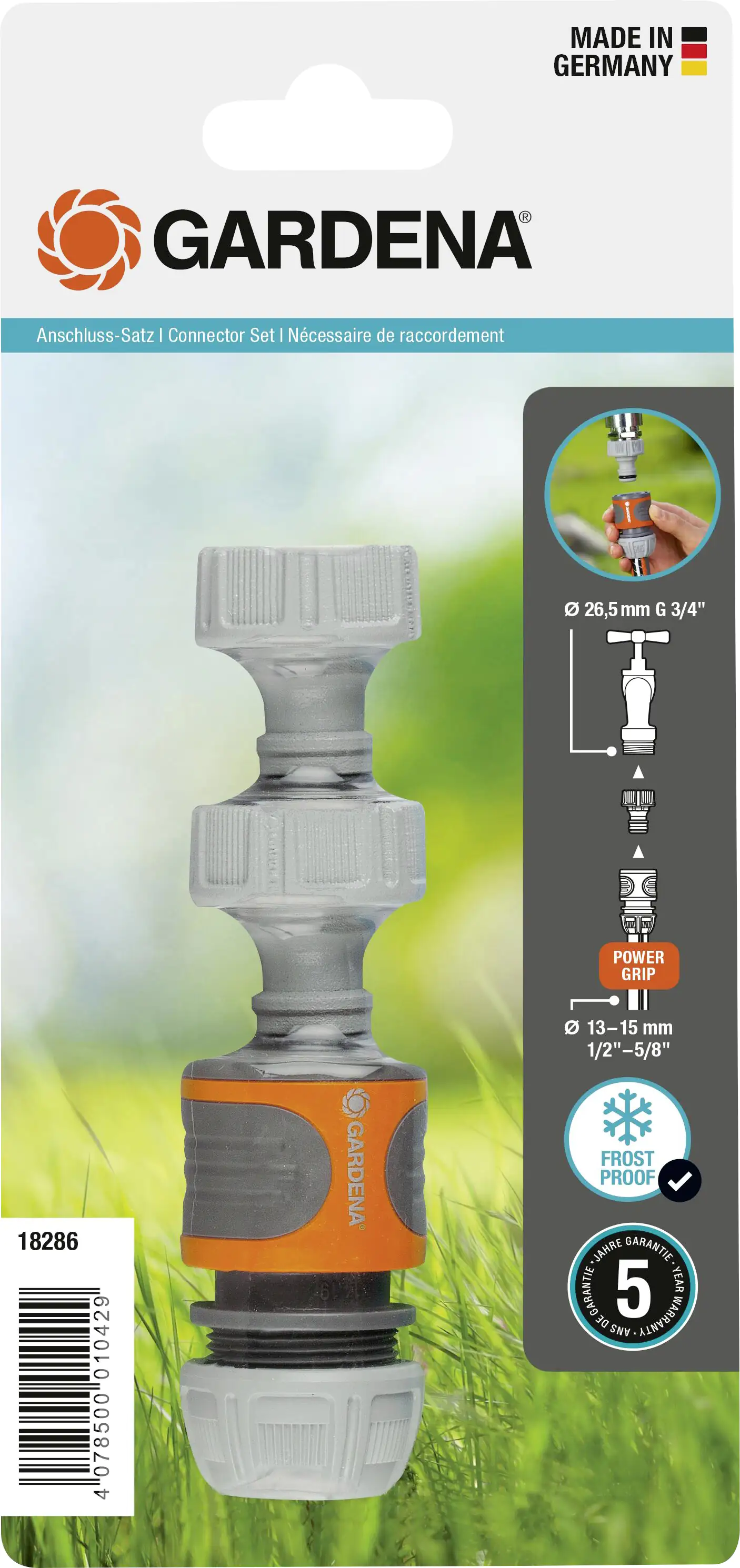 Gardena Anschluss-Satz 26,5 mm (3/4")