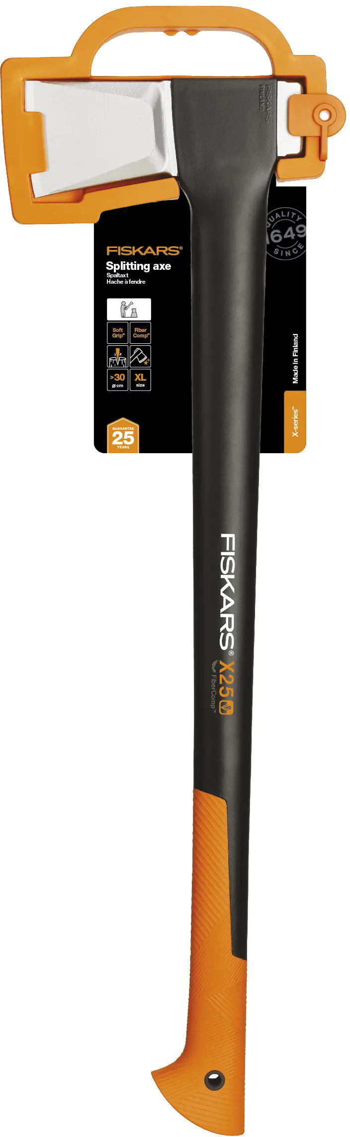 Fiskars Spaltaxt X25 - XL 2400 g 77,5 cm Fiskars Spaltaxt X25 - XL 2400 g 77,5 cm