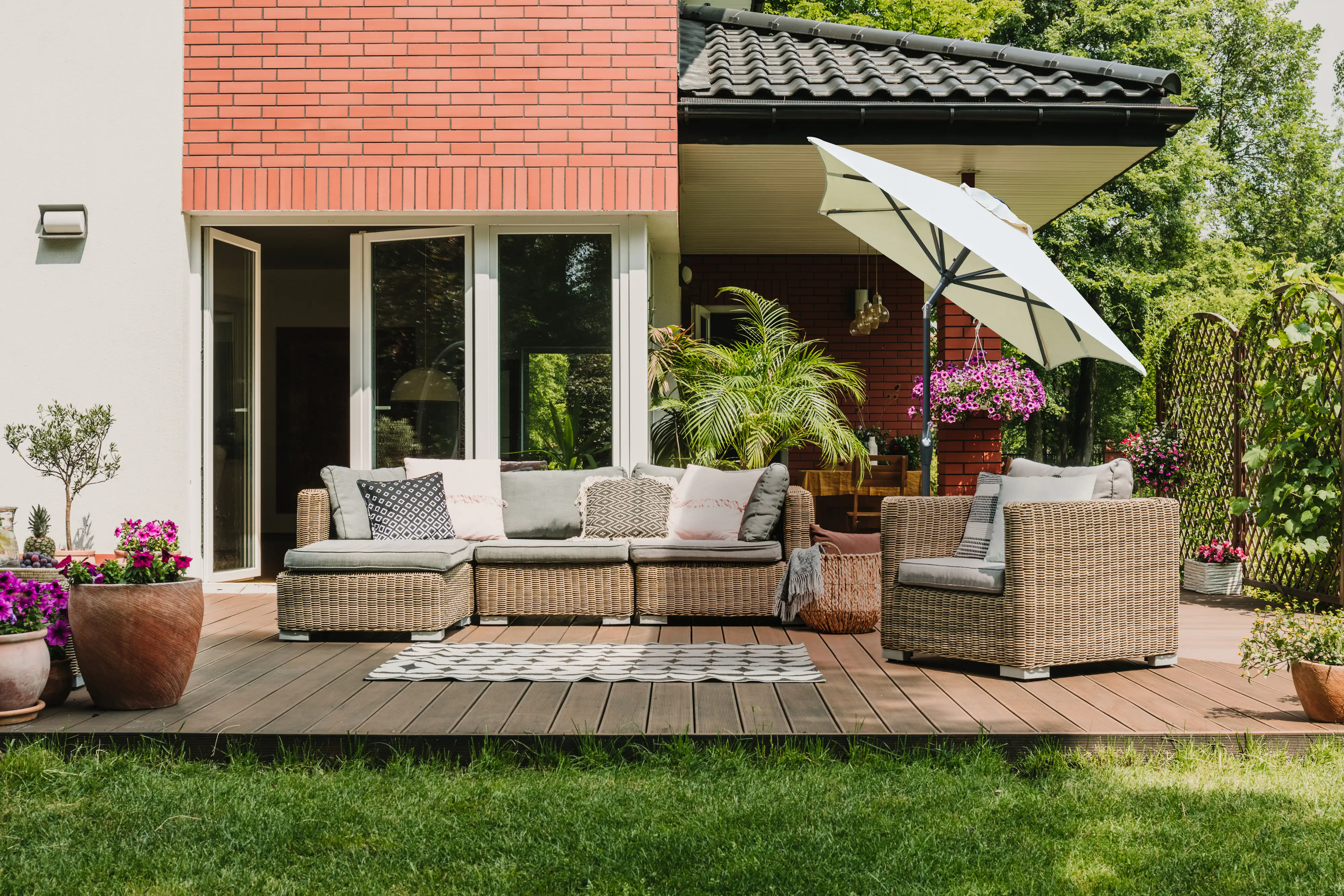 Primaster Balkonschirm Florenz natur, 140 x 210 cm Primaster Balkonschirm Florenz natur, 140 x 210 cm