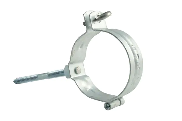 Marley Fallrohrschelle NW 100 mm, mit Gewindestift, verzinkt
