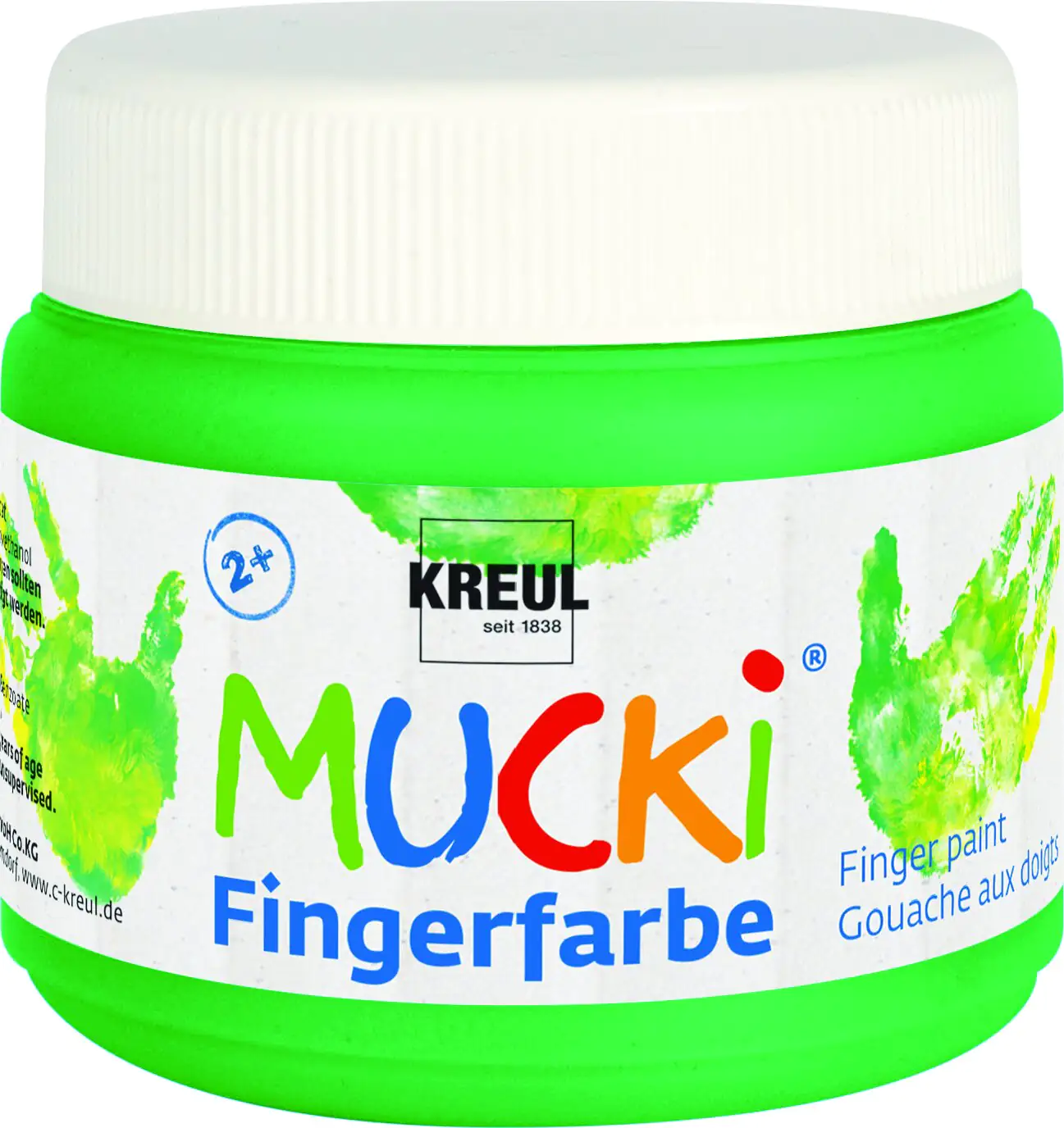 Kreul Mucki Fingerfarbe grün 150 ml