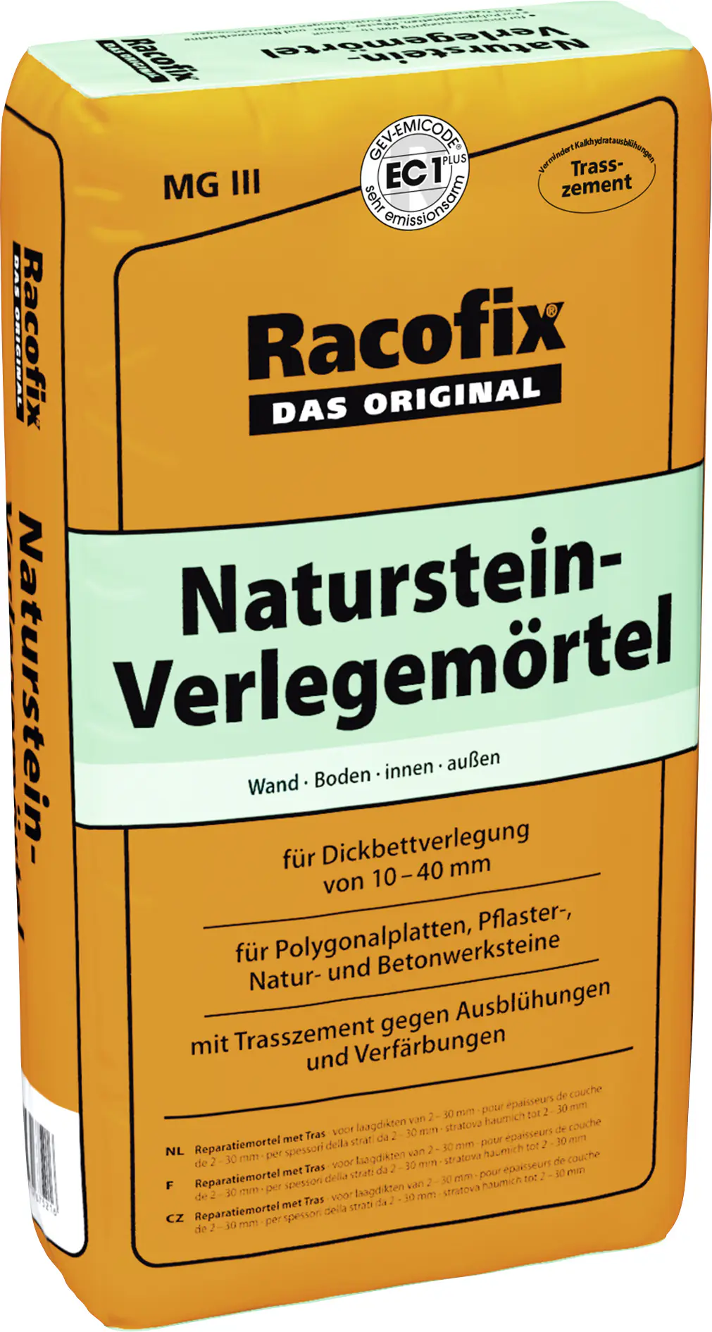 Racofix Naturstein-Verlegemörtel 25 kg