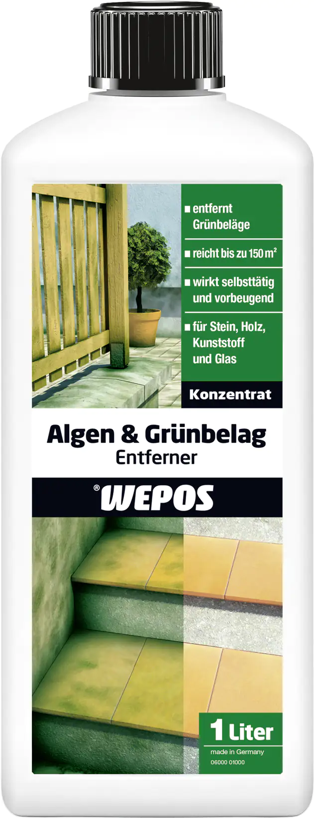 Wepos Algen- und Grünbelagentferner 1 L Wepos Algen- und Grünbelagentferner 1 L