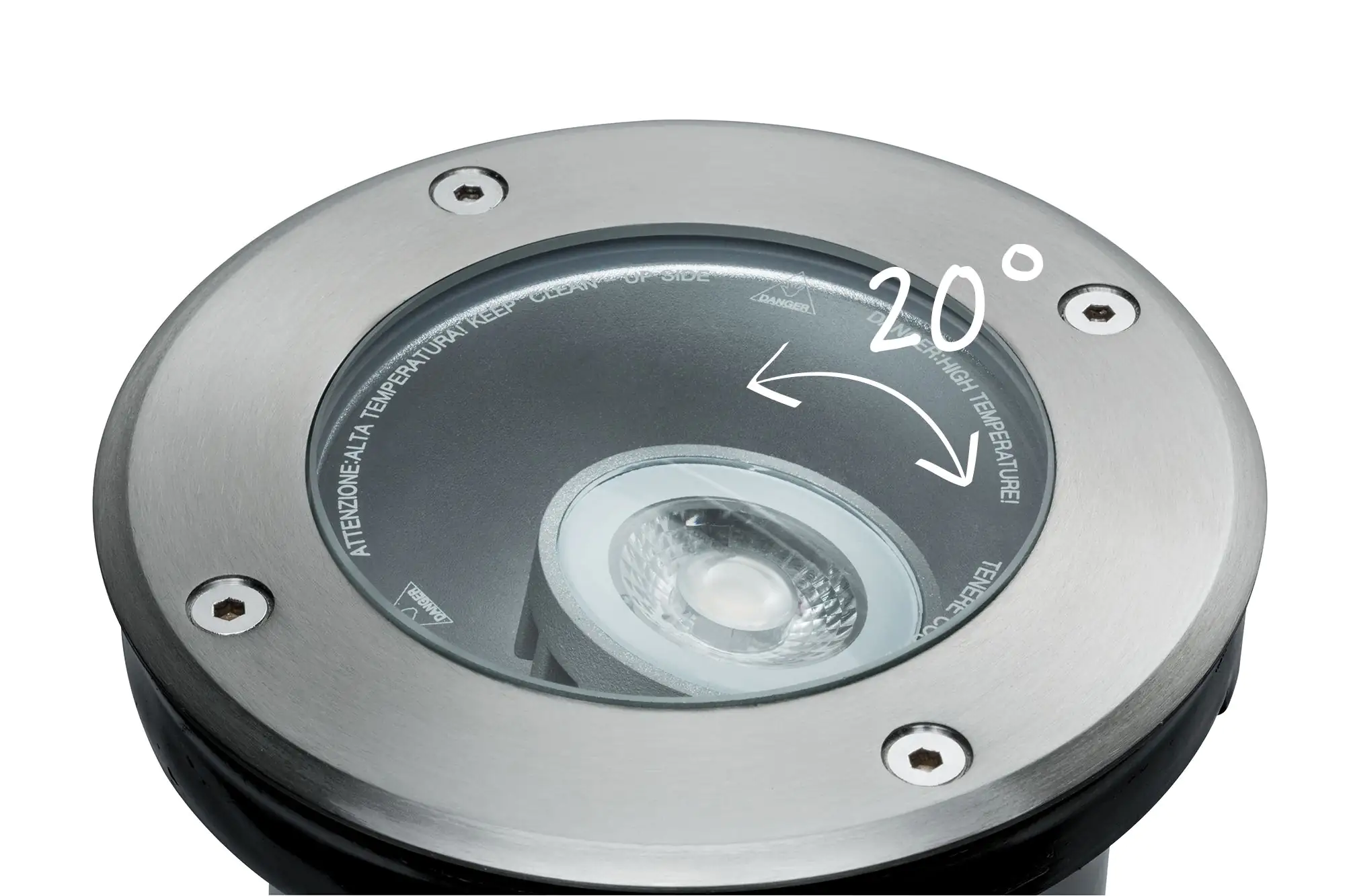 4000870939079_05 Paulmann Plug & Shine Bodeneinbauleuchte Outdoor schwenkbar silber 14 cm
