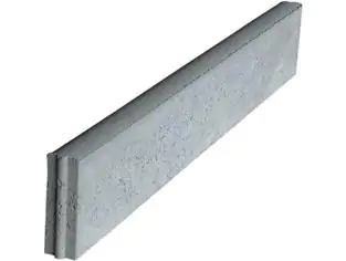 Randstein mit Nut- und Feder 100 x 15 x 5 cm grau