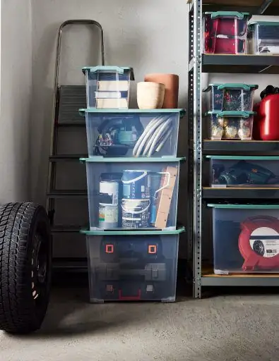 Rotho Aufbewahrungsbox EVO Safe inkl. Deckel 11 L Mistletoe grün Rotho Aufbewahrungsbox EVO Safe inkl. Deckel 11 L Mistletoe grün