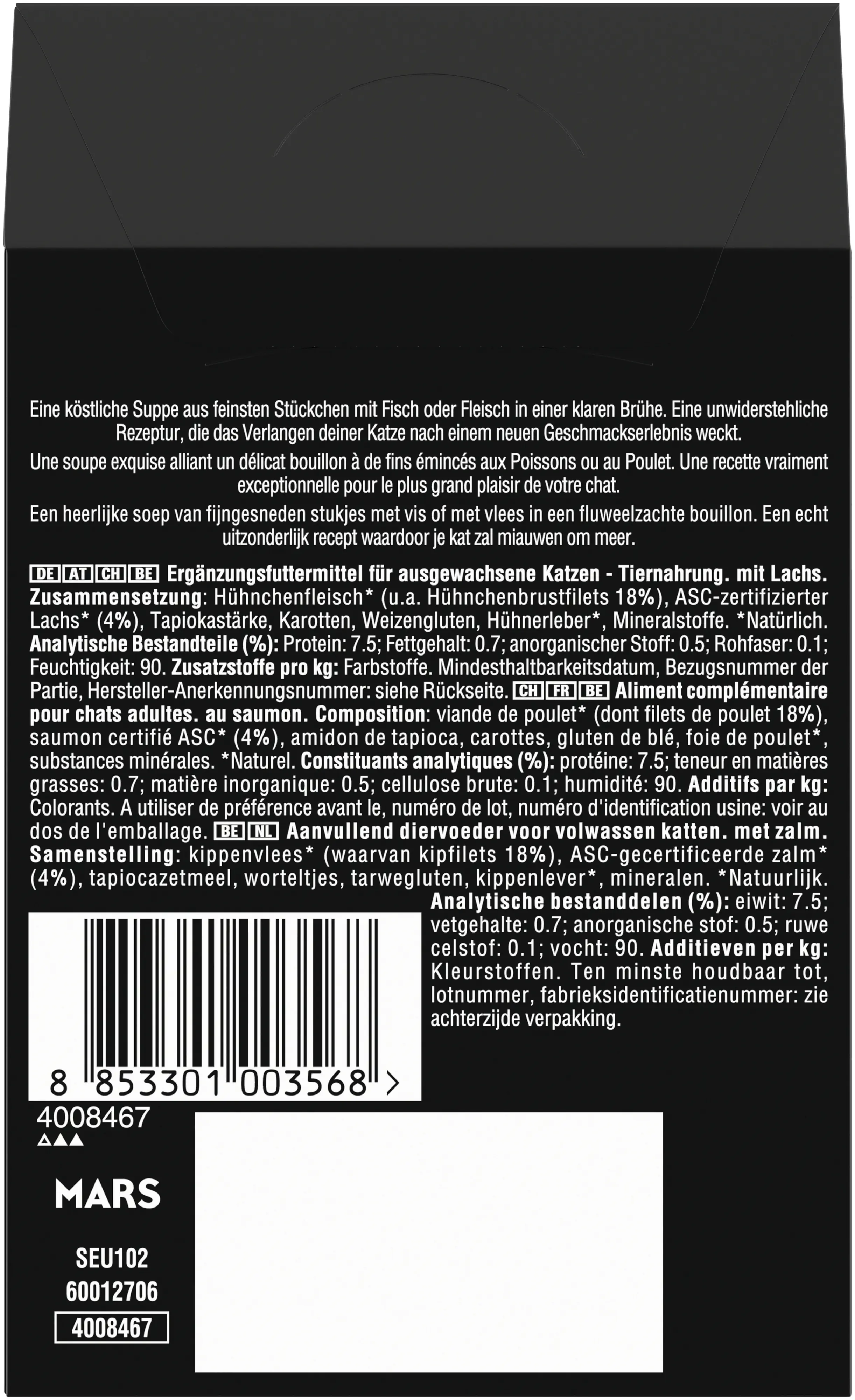 Sheba Soup Katzensuppe Adult 4 x 40 g Lachs