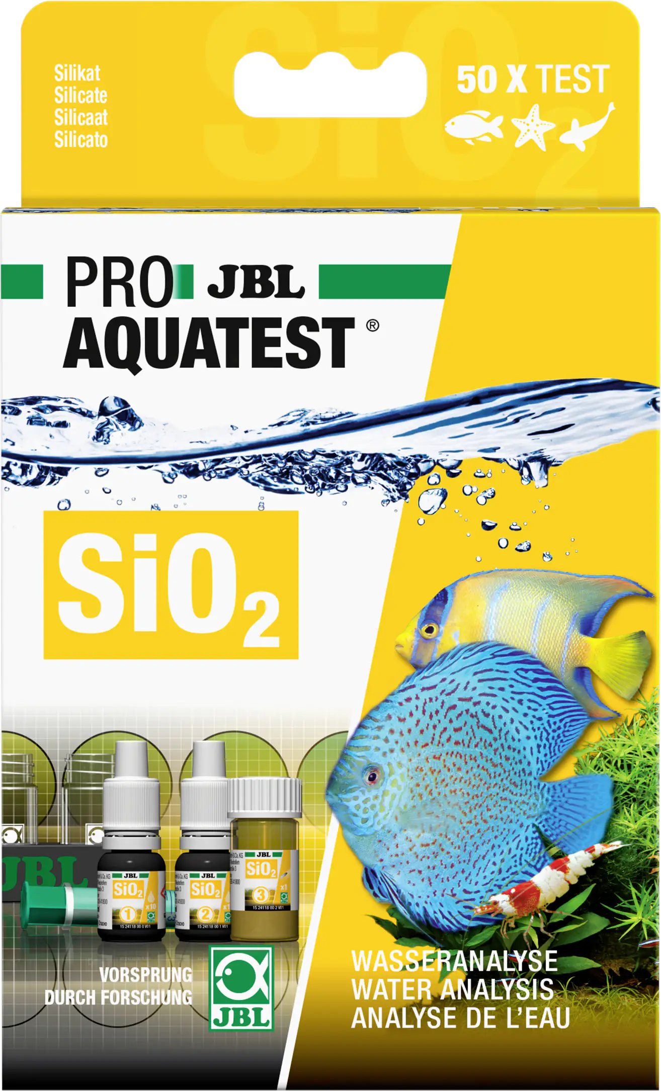 4014162241184_2045729 JBL PROAQUATEST SiO2 Silikat weiß / transparent / schwarz