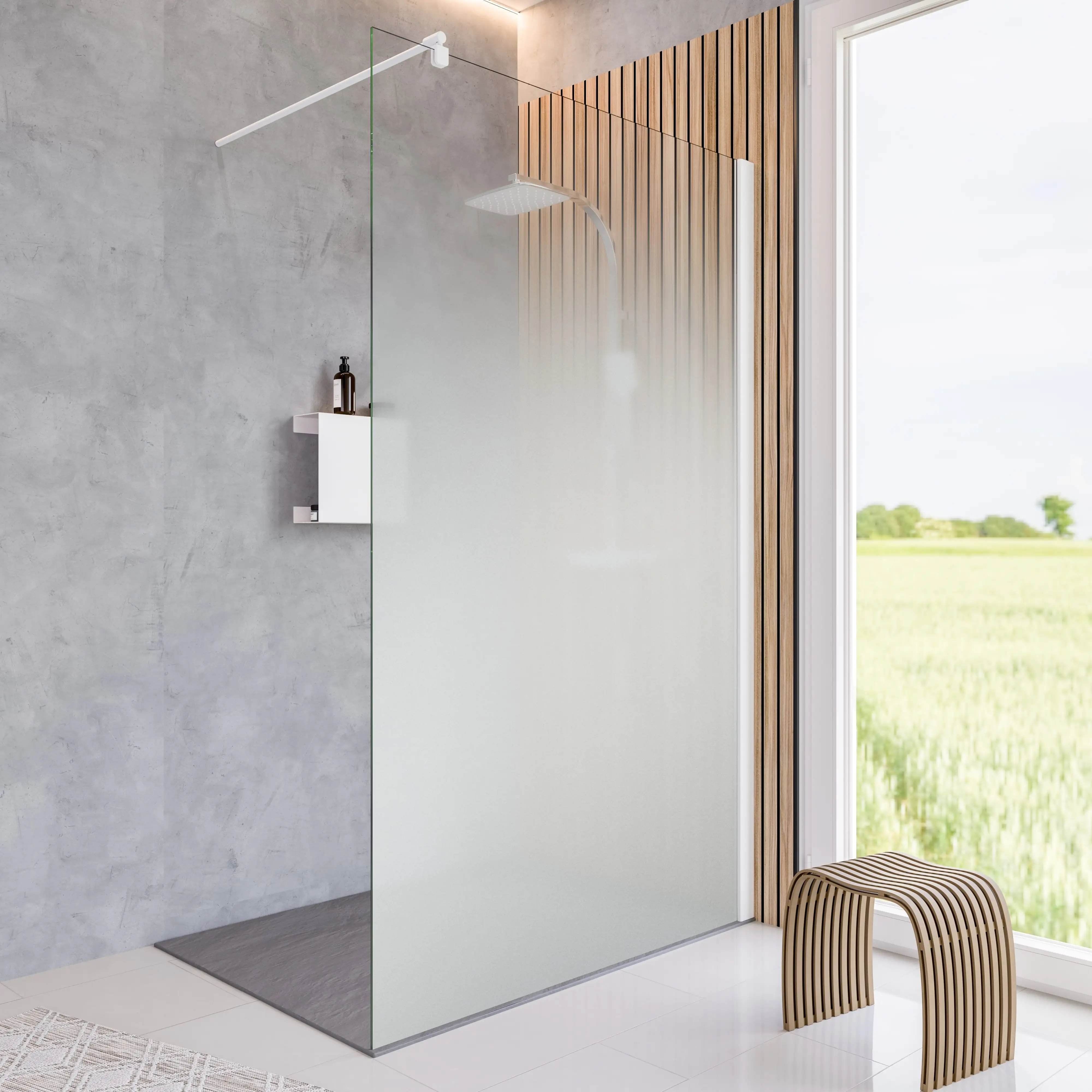 Schulte Walk In 90 x 200 cm Alexa Style 2.0 Walk In White Style Schulte Walk In 90 x 200 cm Alexa Style 2.0 Walk In White Style