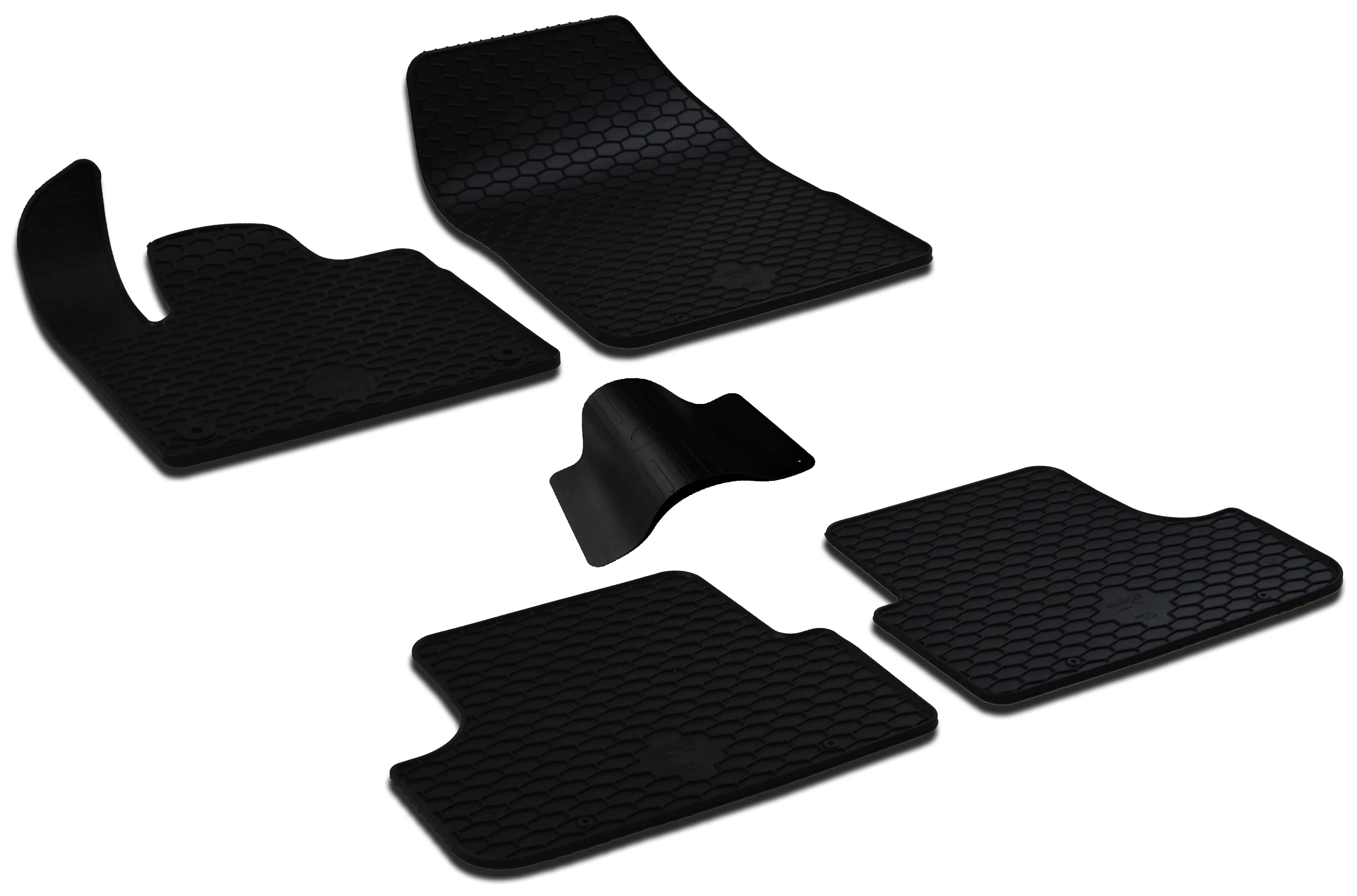 Walser Passform Fußmatten Gummi RubberLine für Opel Grandland X (A18), Peugeot 3008 SUV