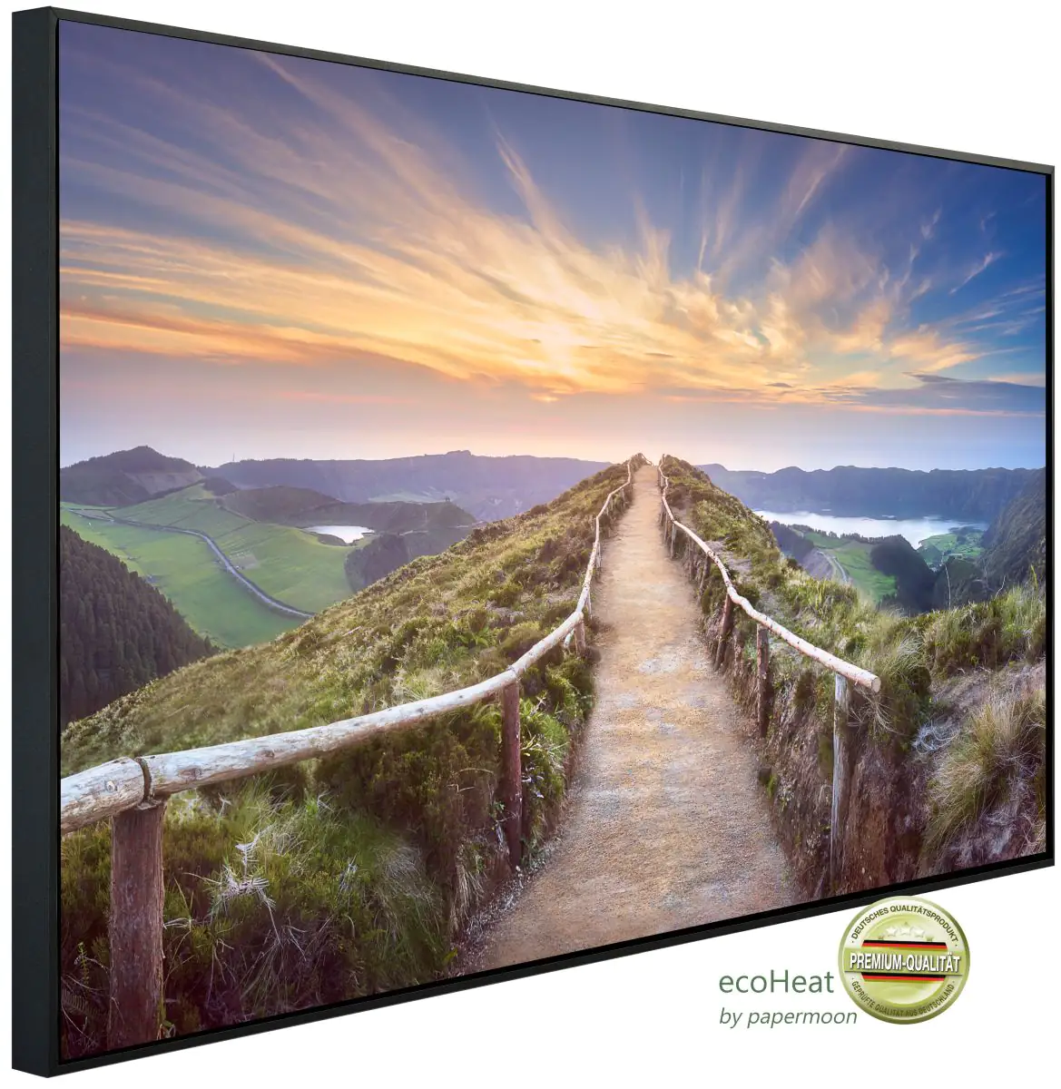 papermoon Infrarotheizkörper EcoHeat 60x120 cm 1200 Watt, Delgada Ponta