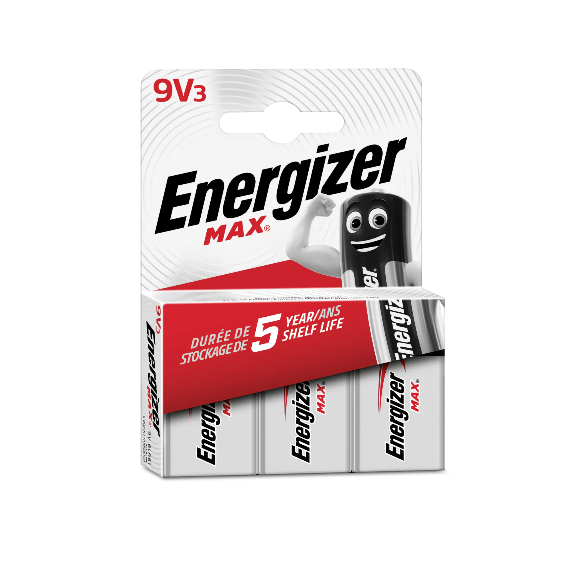 Energizer Max Alkaline E-Block Batterie 9 V, 3er Pack Energizer Max Alkaline E-Block Batterie 9 V, 3er Pack
