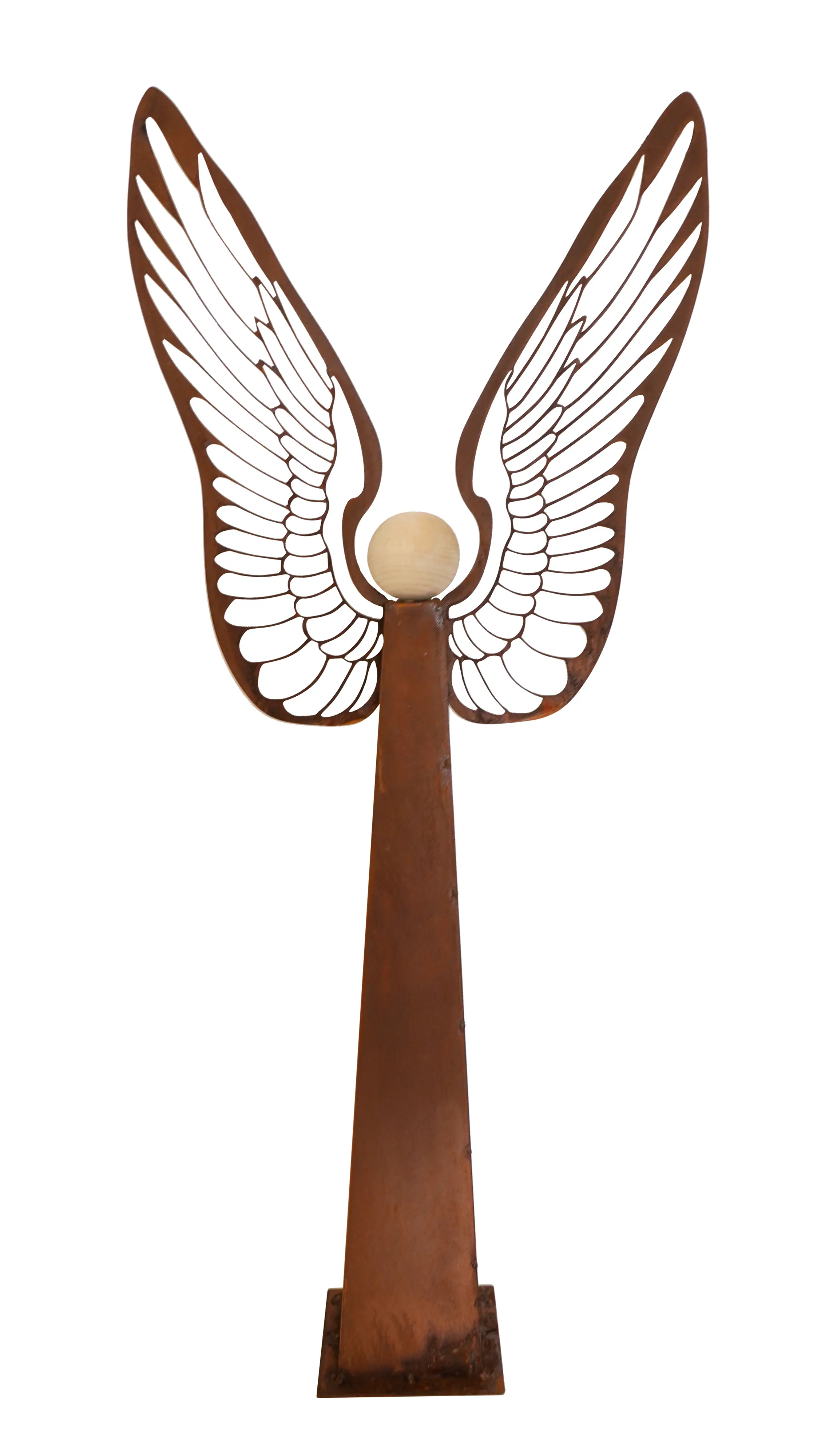 Badeko Dekofigur Engel Dörte 90 x 37 cm rostbraun