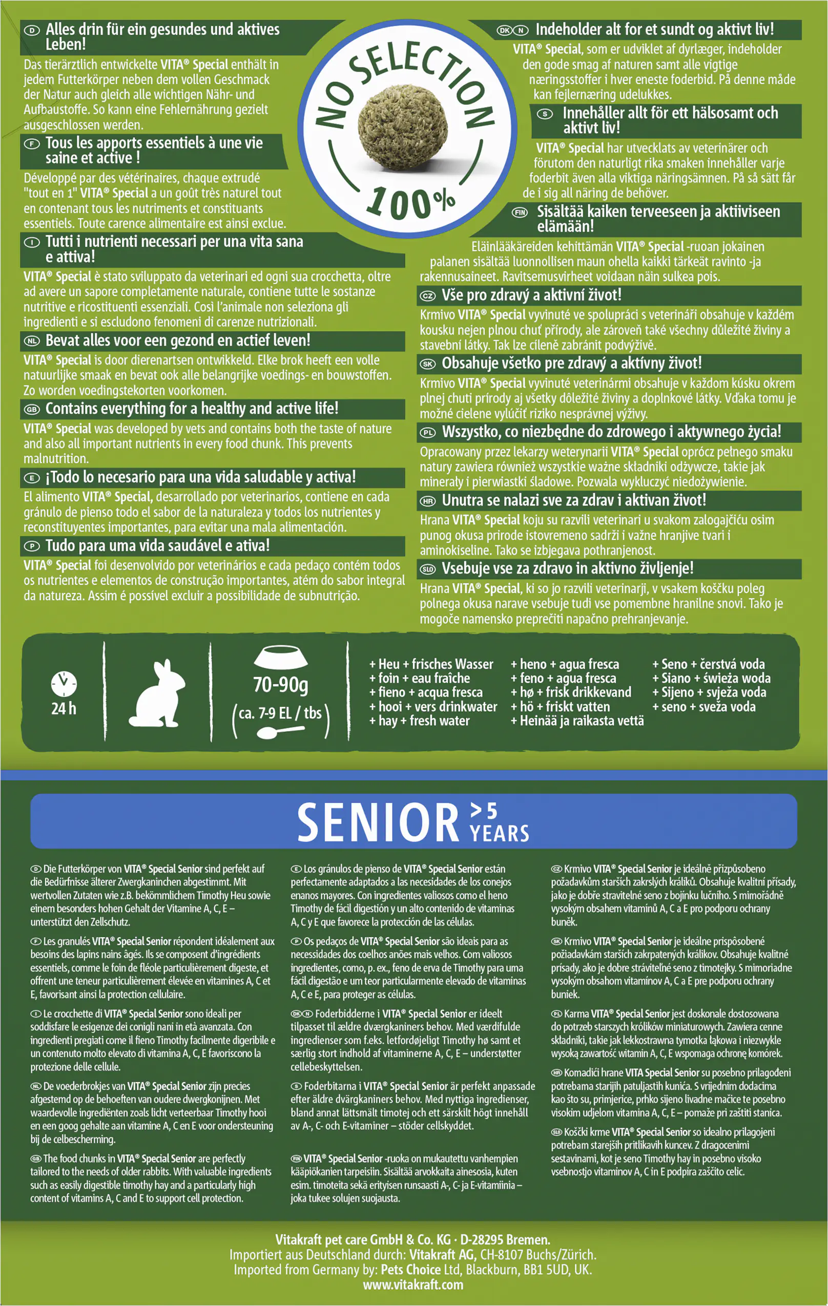 Vitakraft VITA® Special Senior 600 g