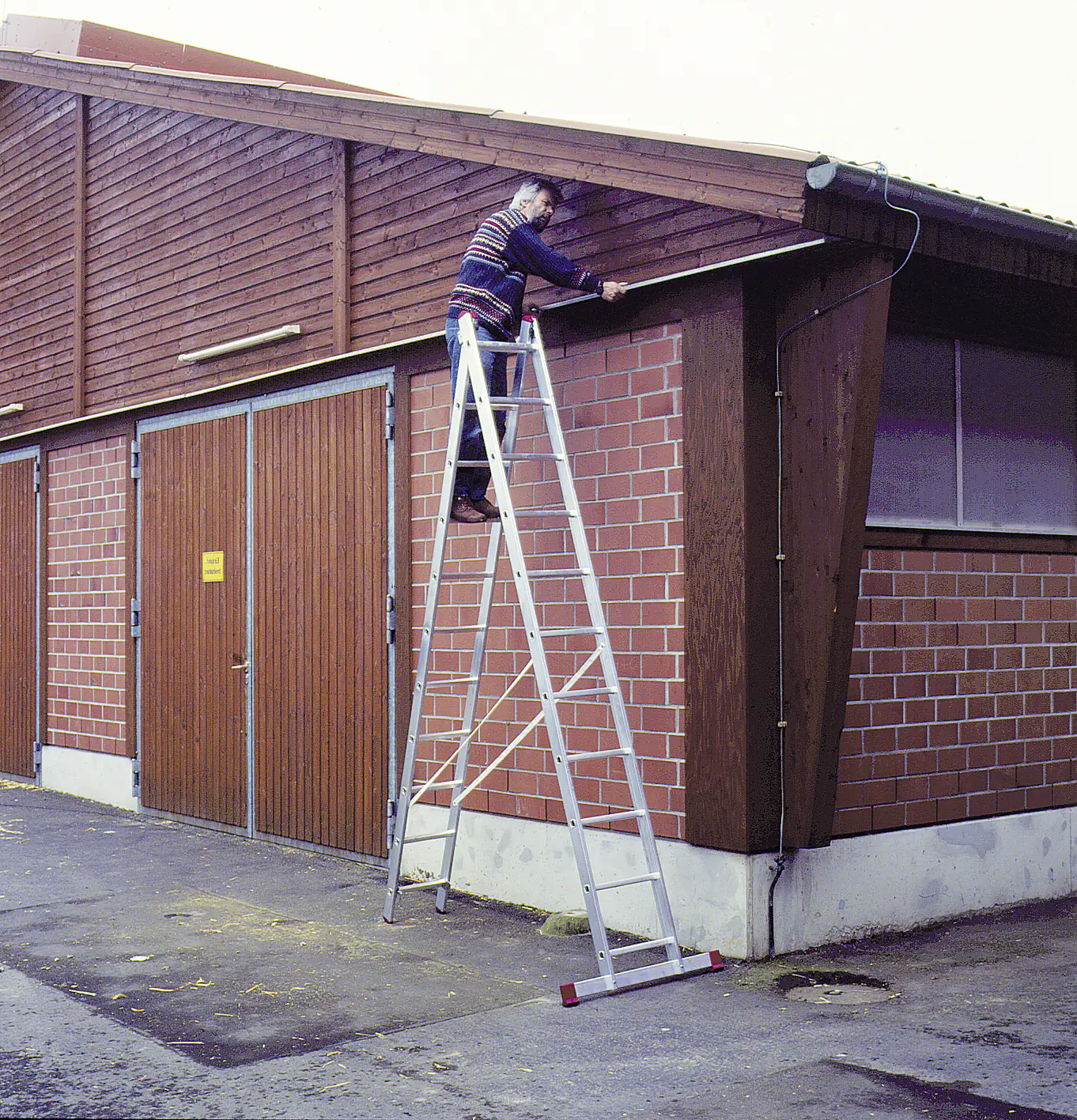 4009199030221_2121700 Krause Aluminium-Mehrzweckleiter CORDA 6,20 m