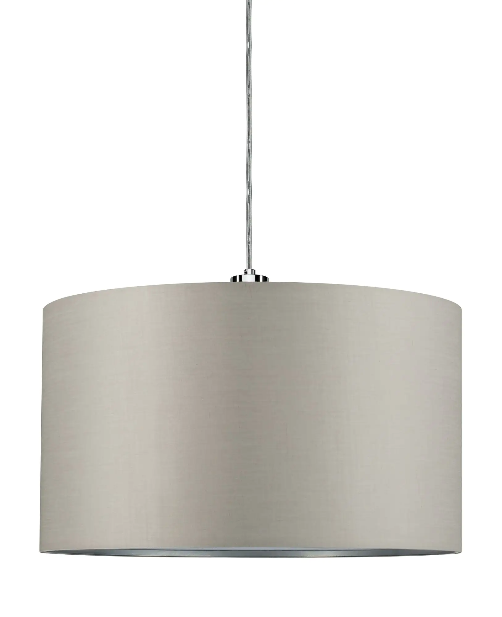 4000870954652_02 Paulmann URail 2Easy Lampenschirm Tessa hellgrau Stoff 45,4 cm