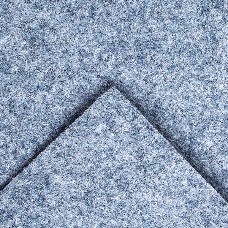 Andiamo Teppichboden Tarragona Coupon im Wunschmaß, stahlgrau, 4 m breit