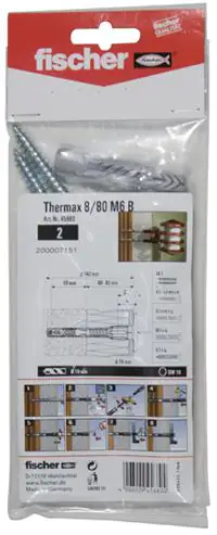 Fischer Abstandmontagesystem Thermax 10/180, 2 Stück