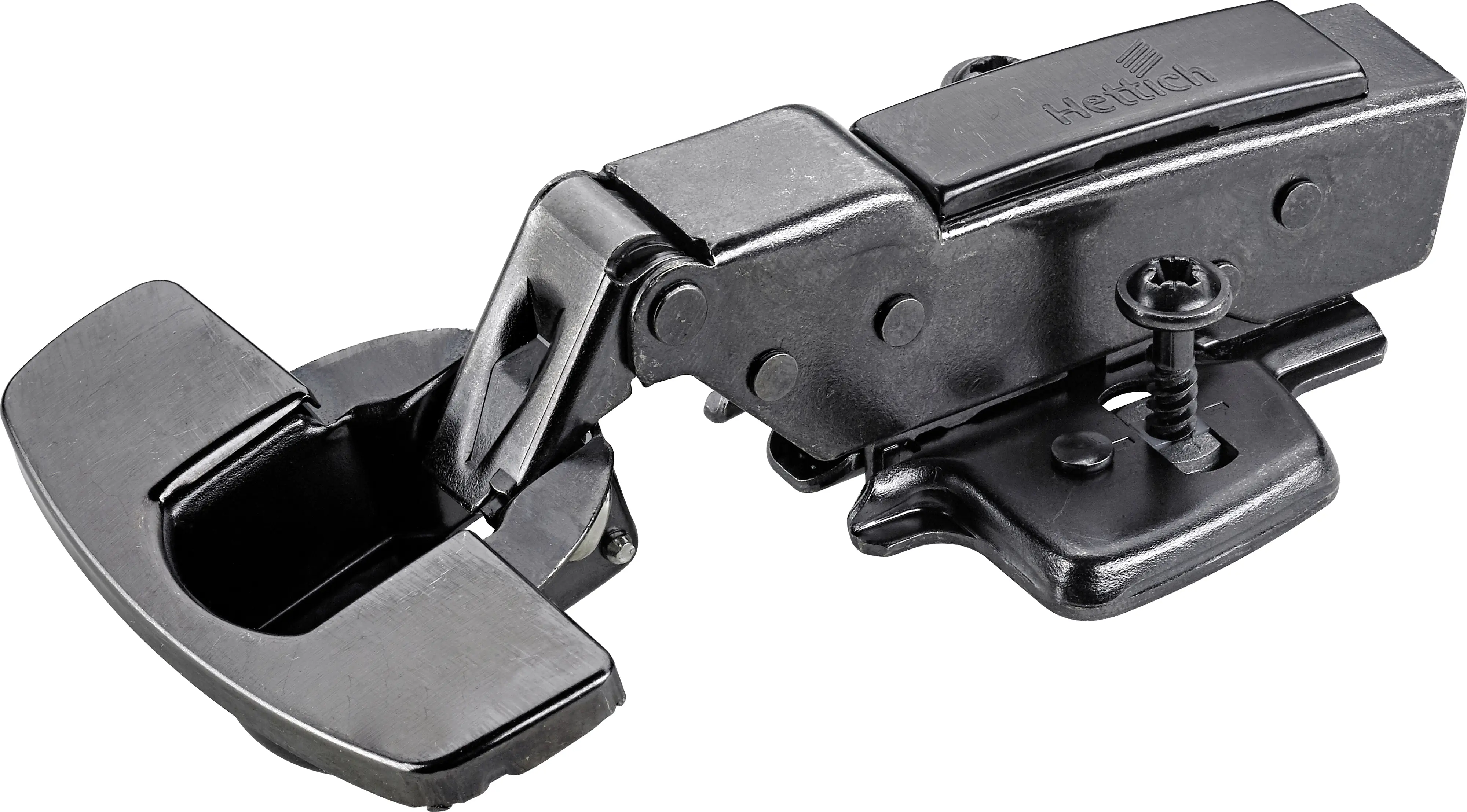 Hettich Sensys Topfscharnier mit Dämpfung Mittelwand Ø 35 mm schwarz