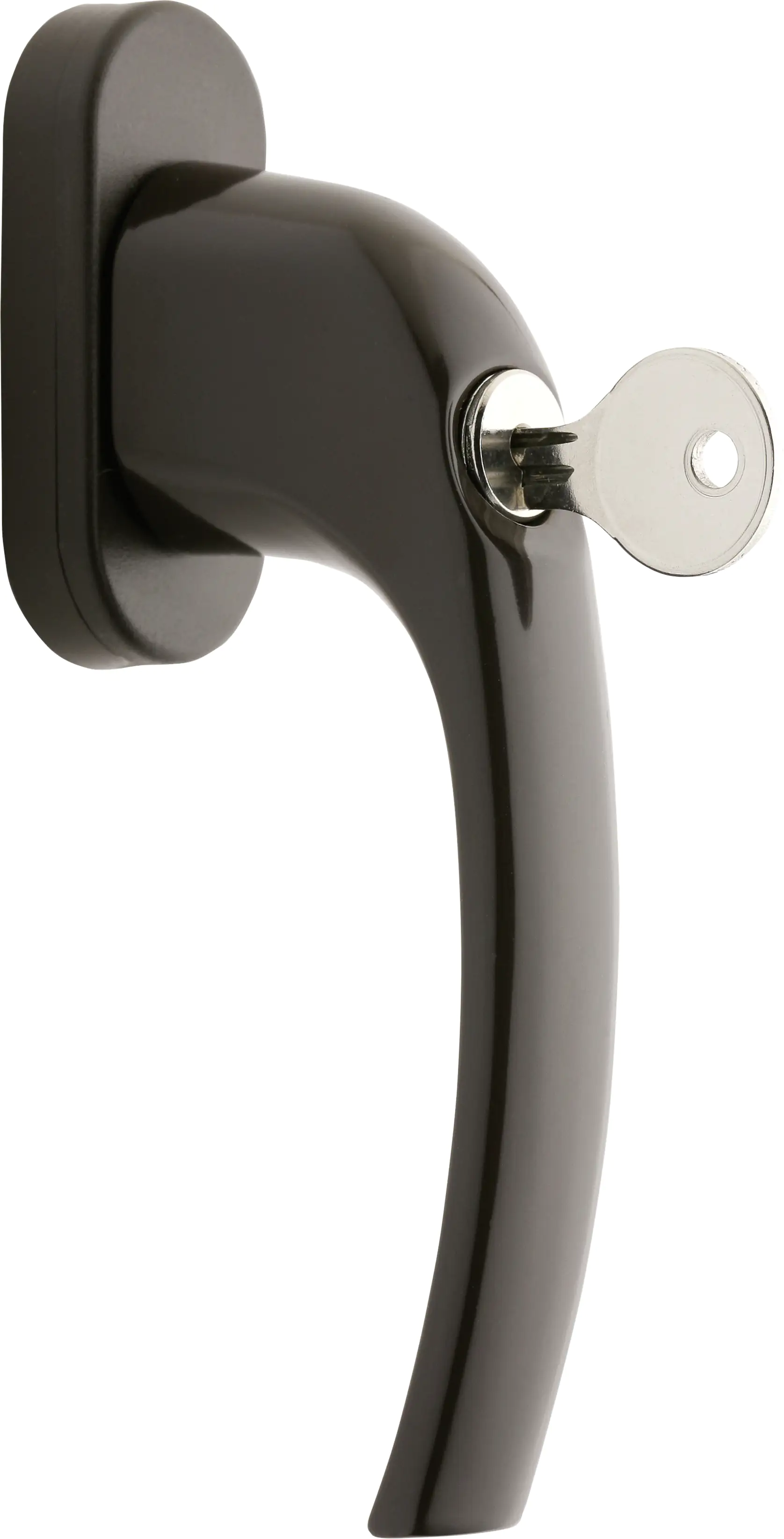 Alpertec Fenstergriff abschließbar Nepomuk braun