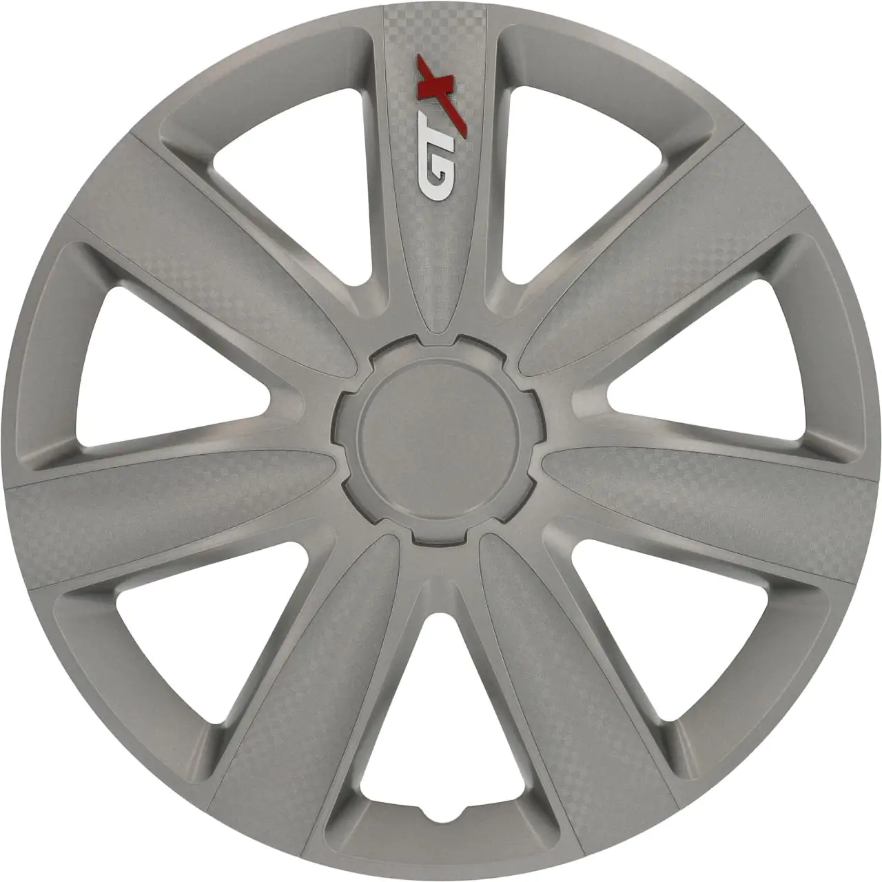 Cartrend Radzierblende Tacoma Carbon 38 cm (15 Zoll) grau 4 Stück