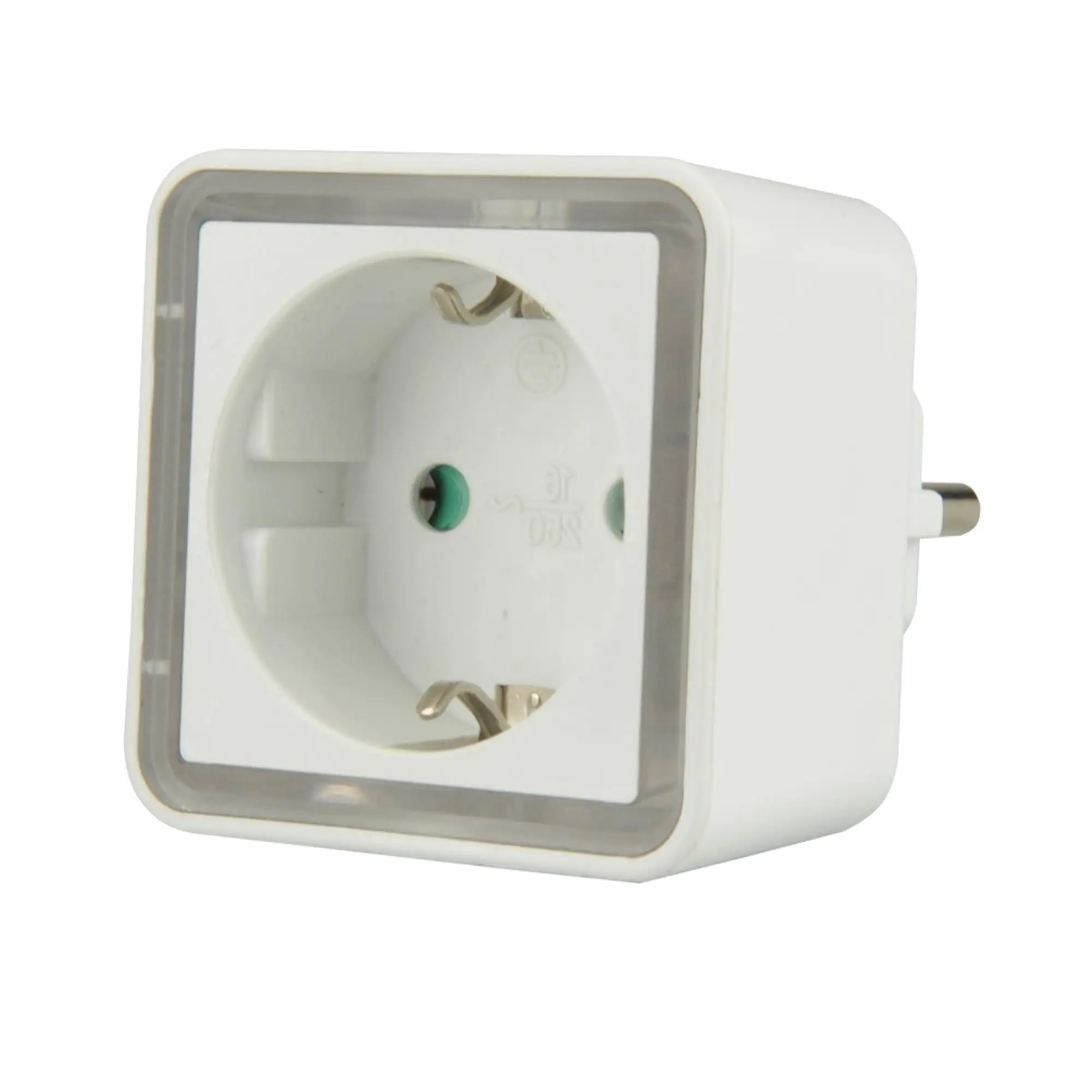 LED-Nachtlicht mit Steckdose eckig