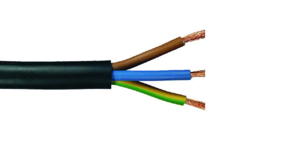 Schlauchleitung H05VV-F 3 x 1,5 - 10 Meter schwarz