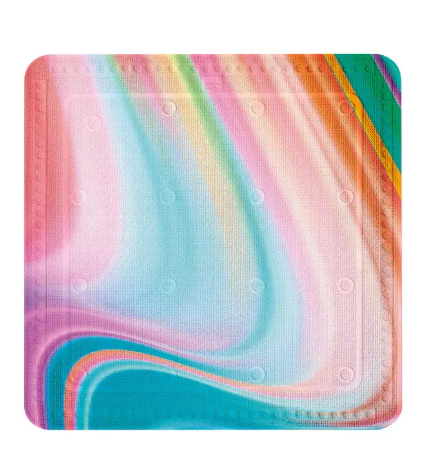 Kleine Wolke Duscheinlage Vibes multicolor 55 x 55 cm