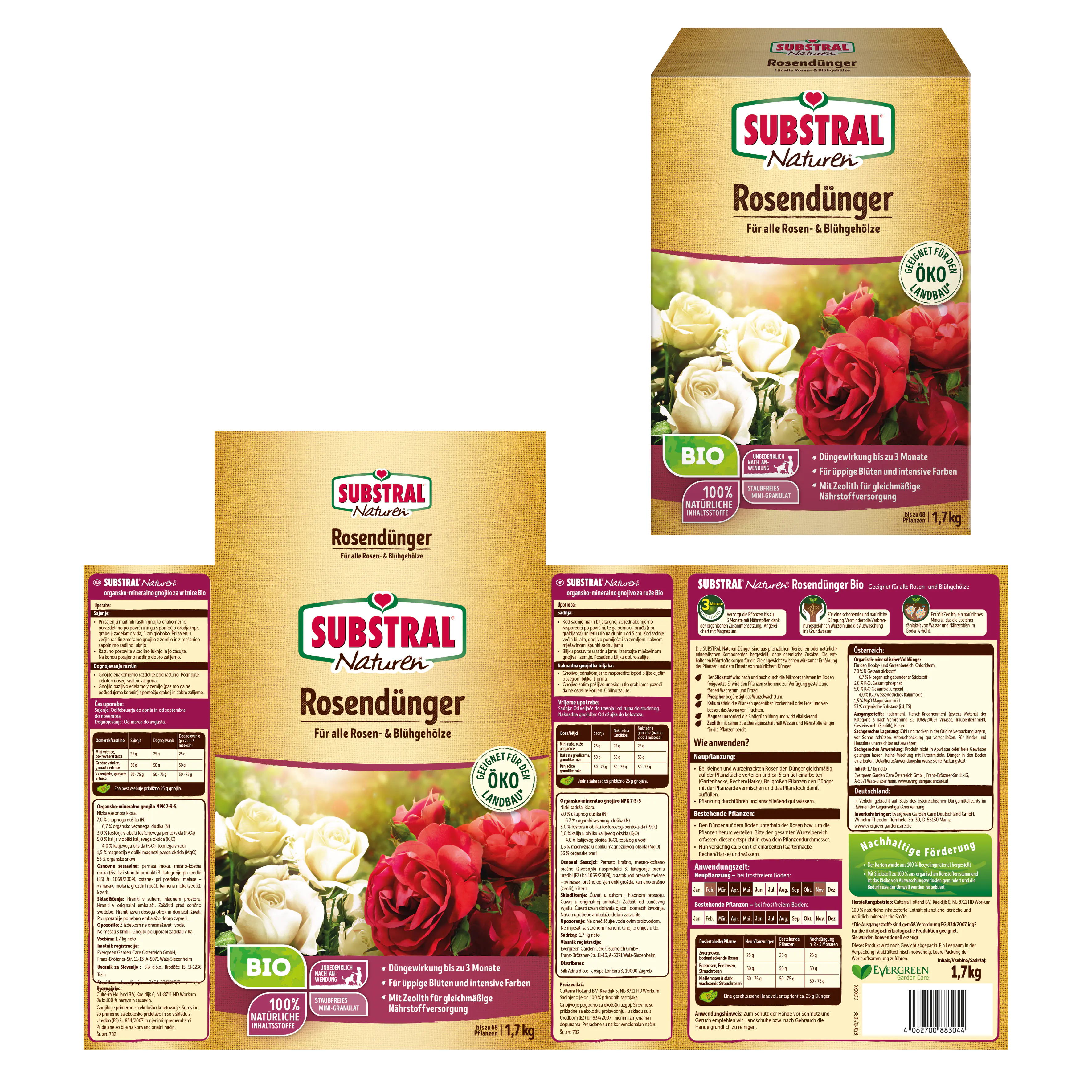 Naturen Bio Rosendünger 1,7 kg