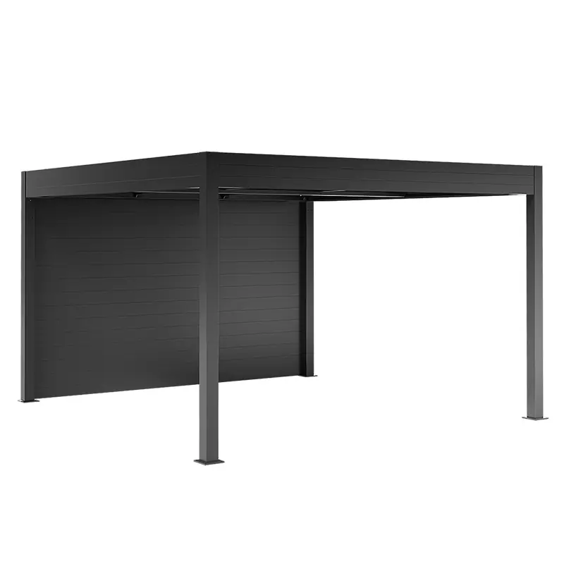 SunElements SunVaro Seitenwand für Carport 345 x 250 cm anthrazit-metallic