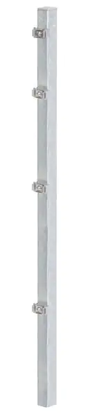 Alberts Zaunpfosten inkl. Klemmlasche 200 cm 60 x 40 mm feuerverzinkt