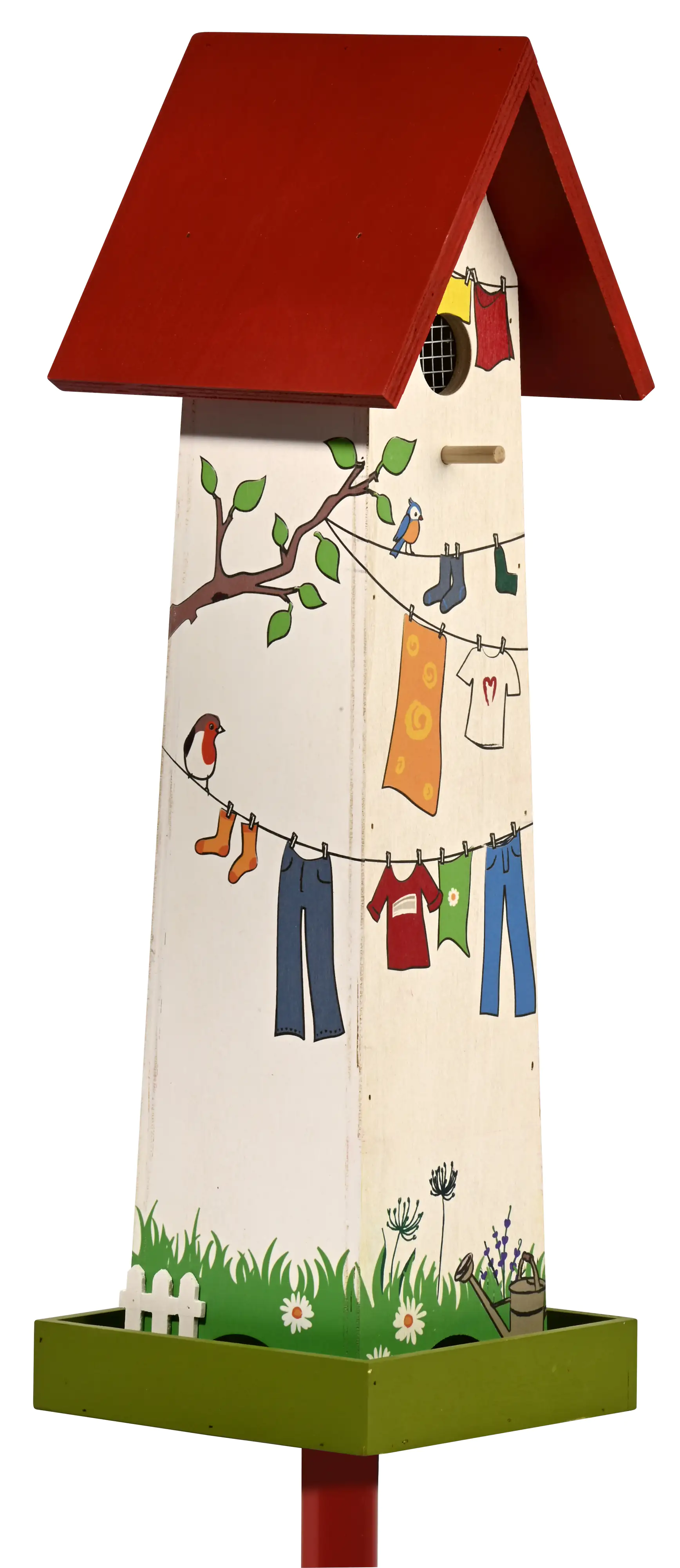 Dobar Vogelburg Waschtag 19,5 x 19,5 x 60 cm