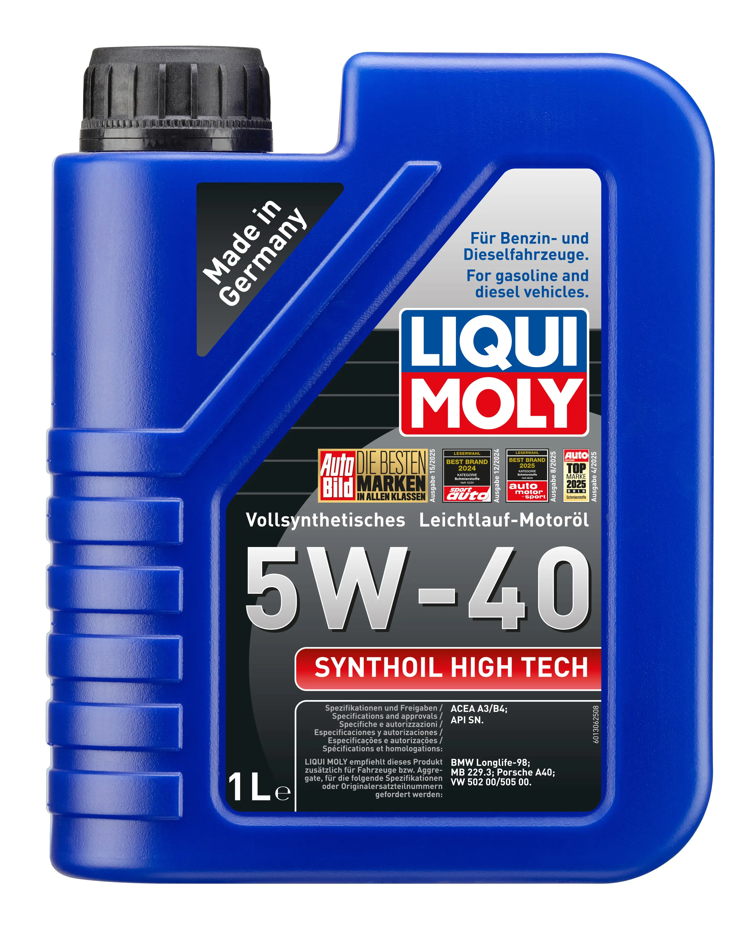 Liqui Moly Motoröl Synthoil High Tech 5W-40 1 L