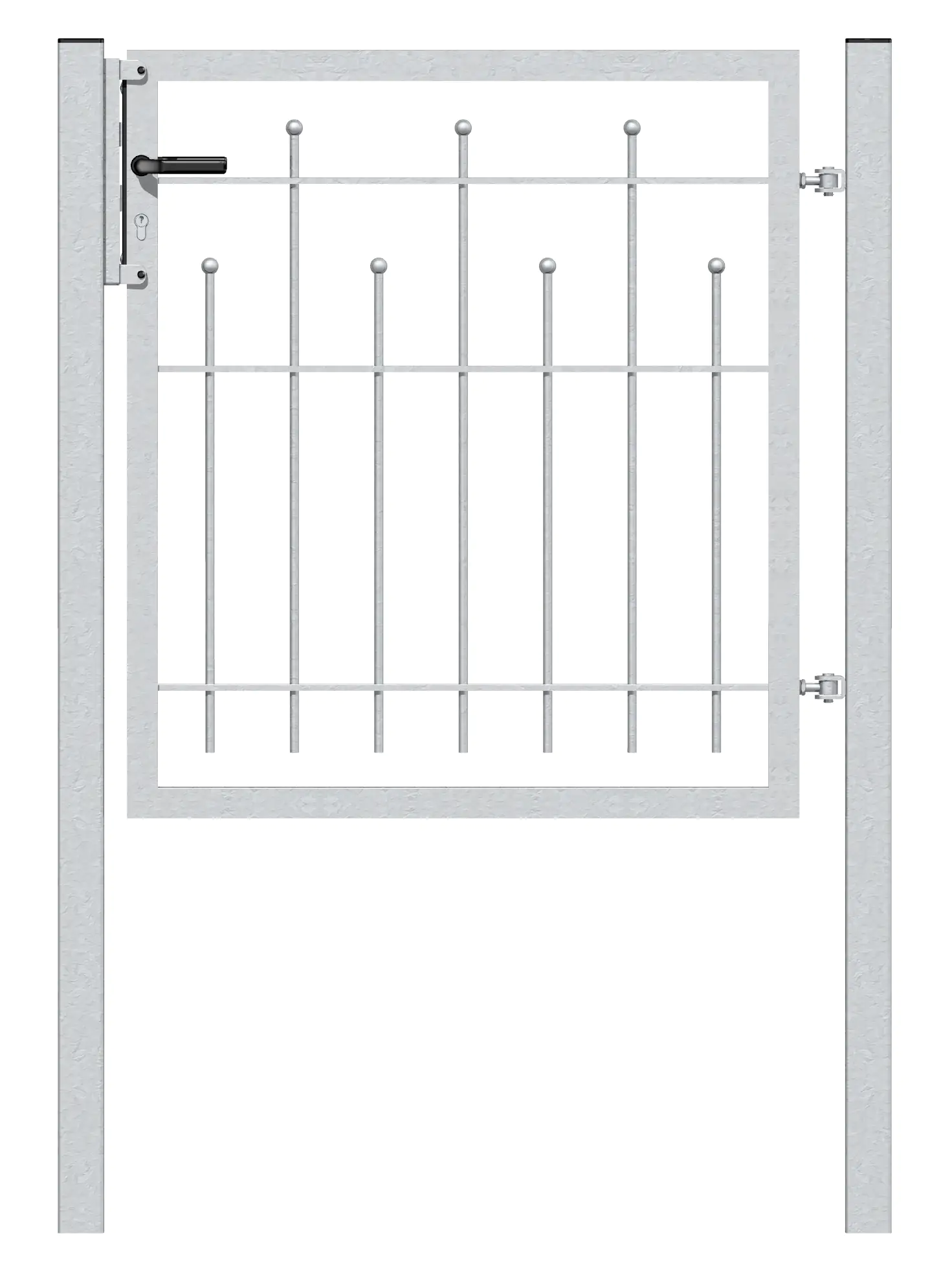 4004338531201 Alberts Einzeltor Madrid 80 x 100 cm feuerverzinkt ohne Pfosten
