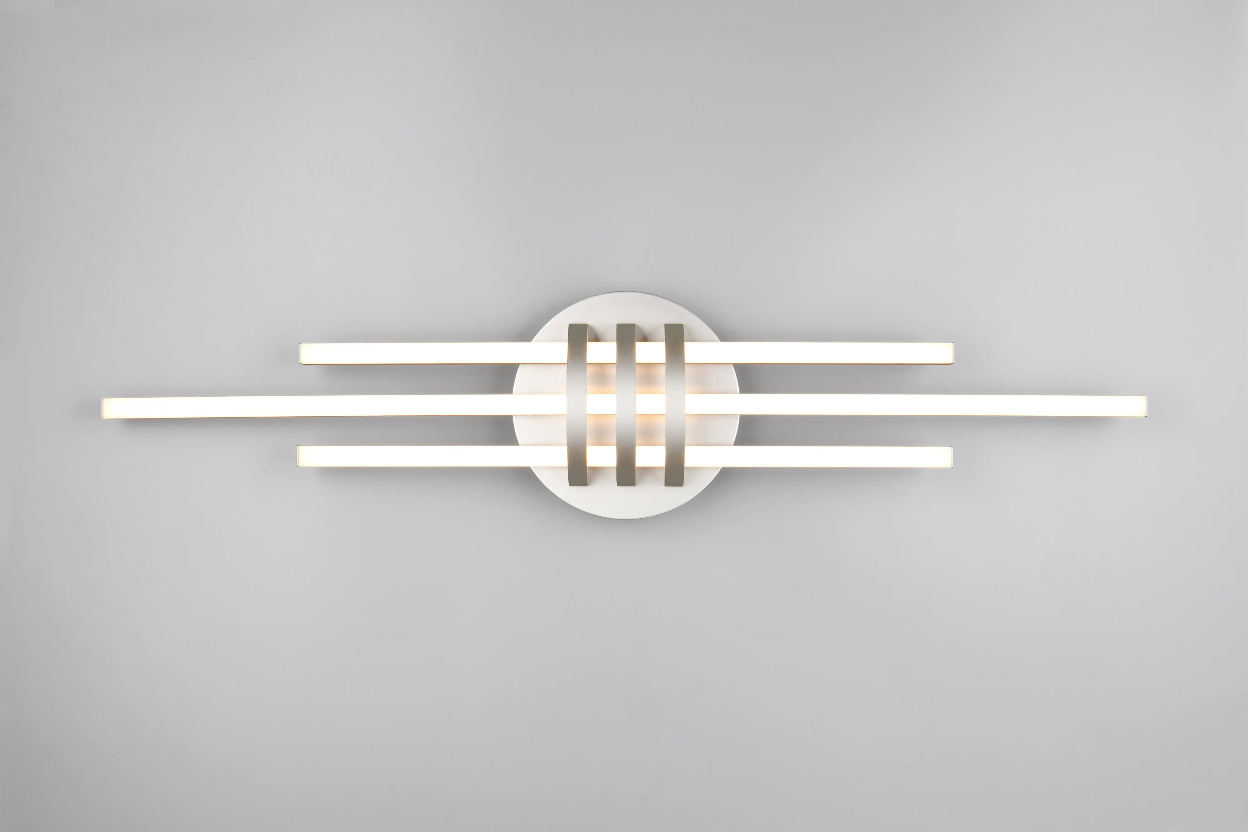 Reality LED Deckenleuchte Cinto 20W nickel warmweiß